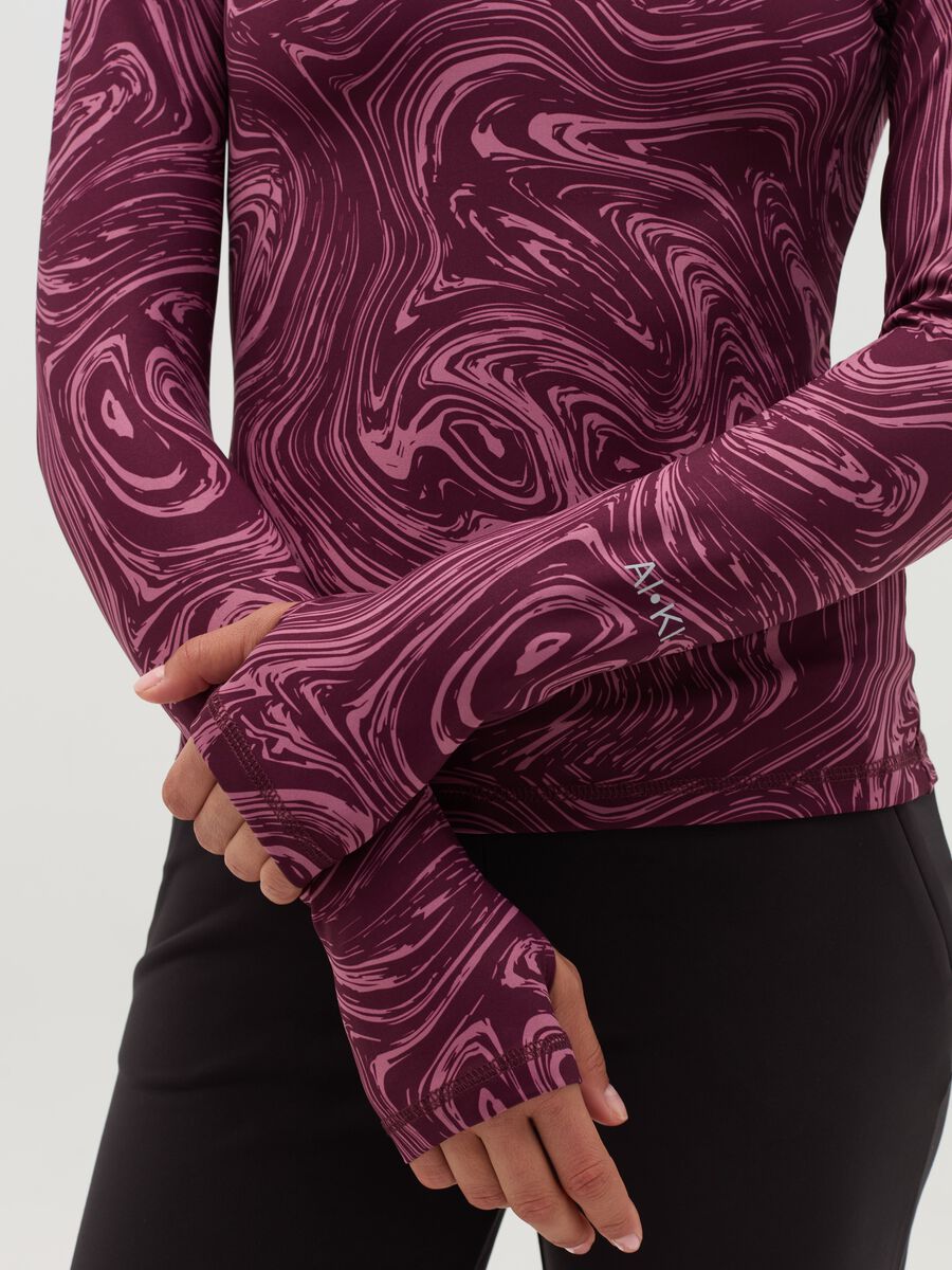 Printed long-sleeved T-shirt_2