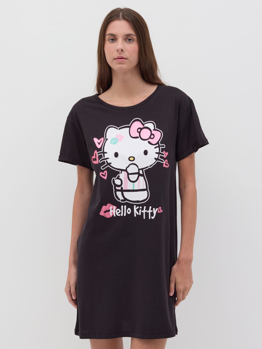 Nightdress with Hello Kitty print_0