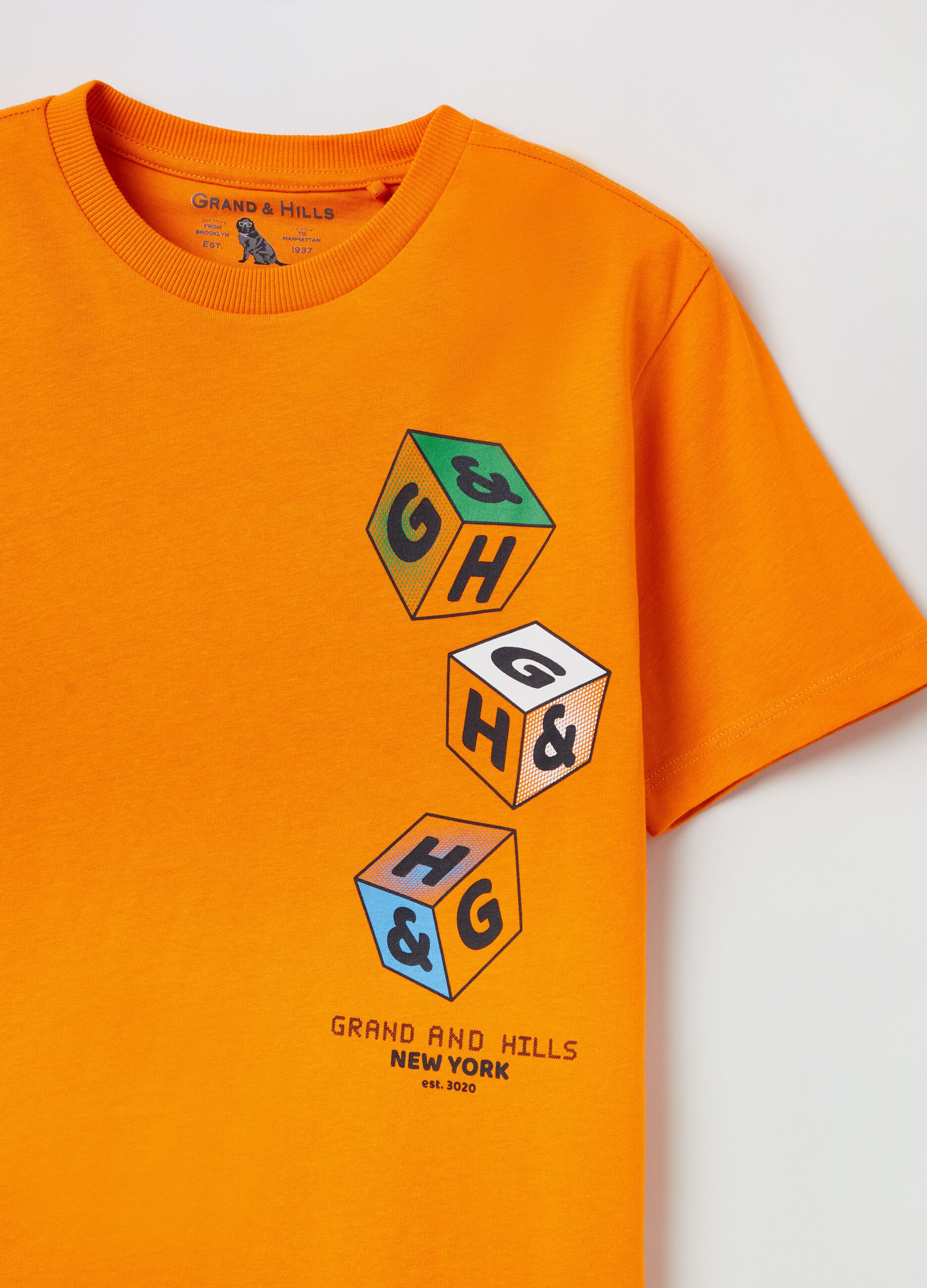 T-shirt con stampa Grand&Hills