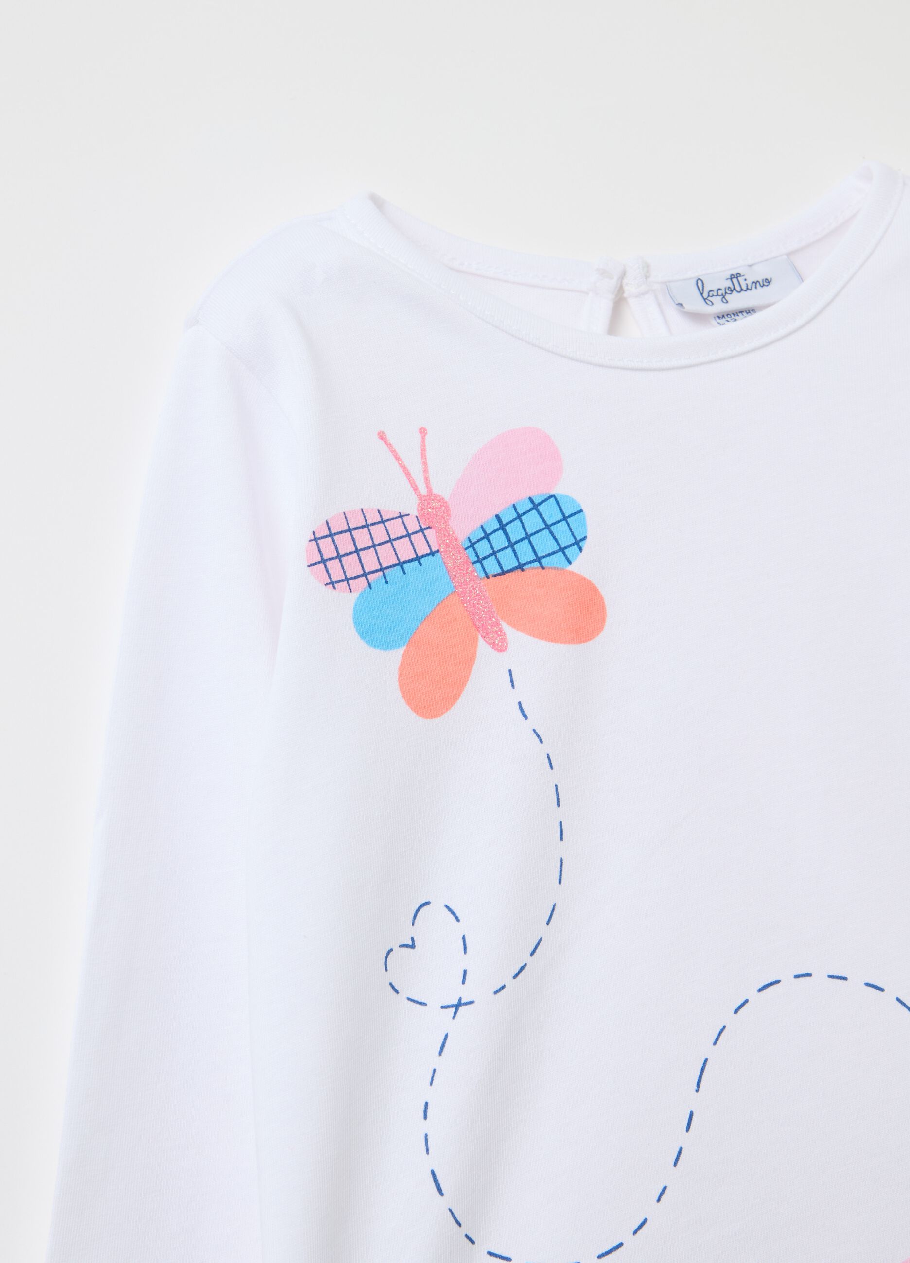 Long-sleeved T-shirt with print