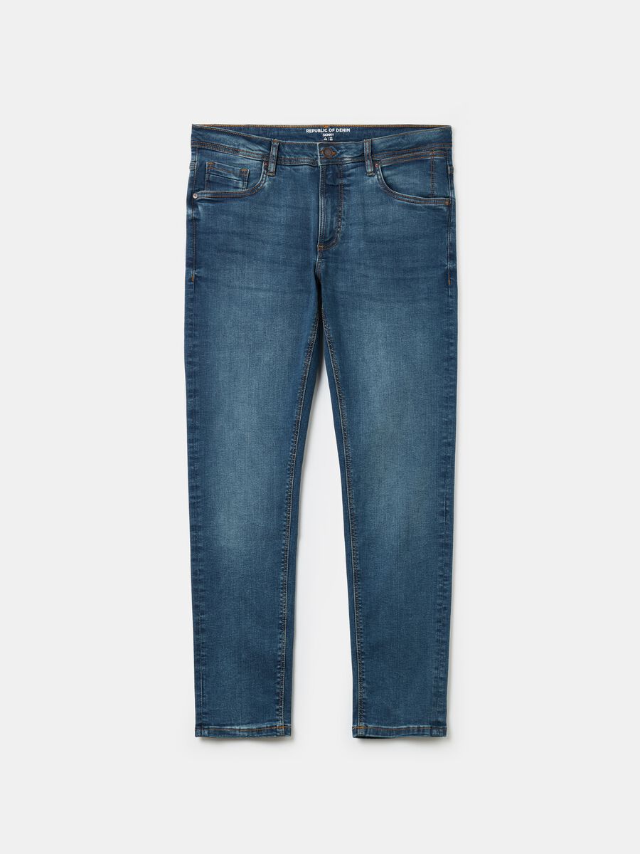 Faded, skinny-fit stretch jeans_4