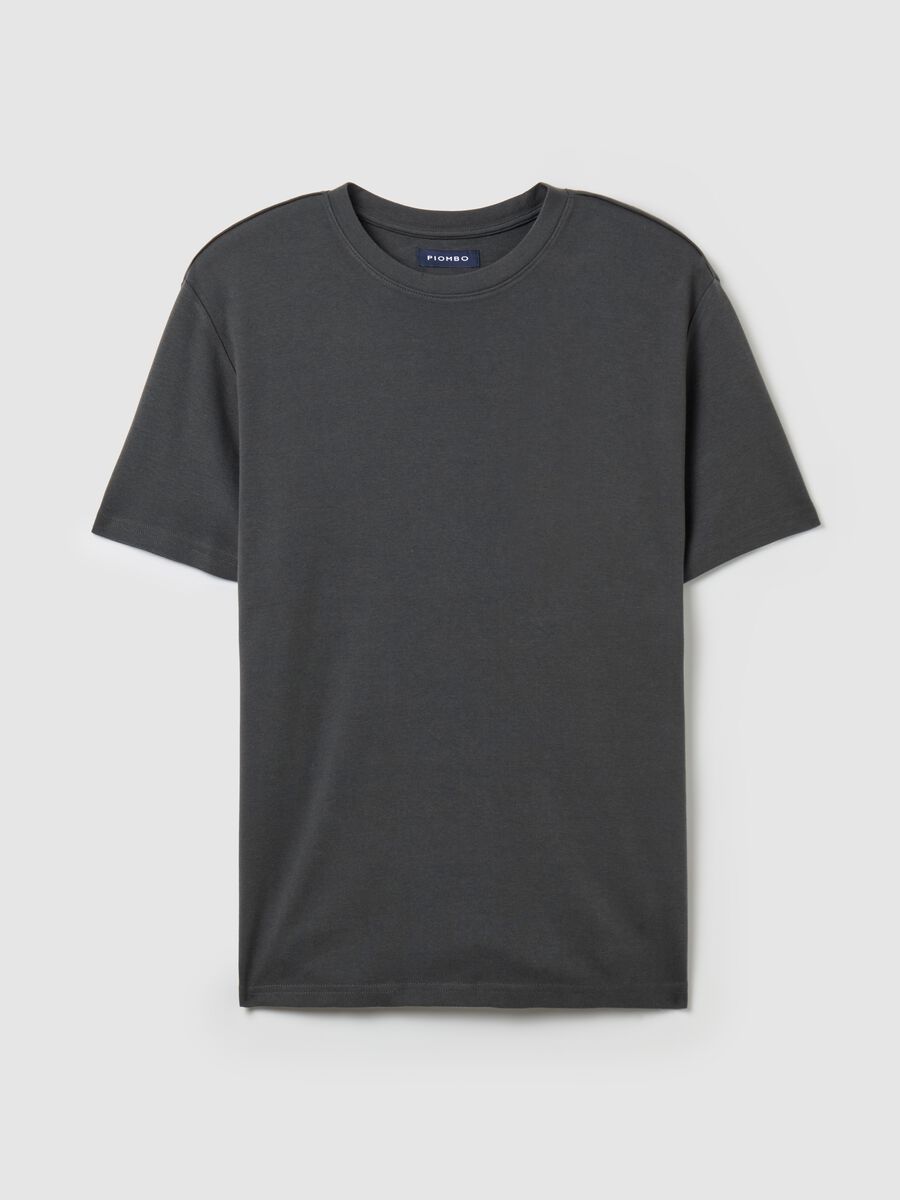 Contemporary T-shirt in cotton with round neck_4