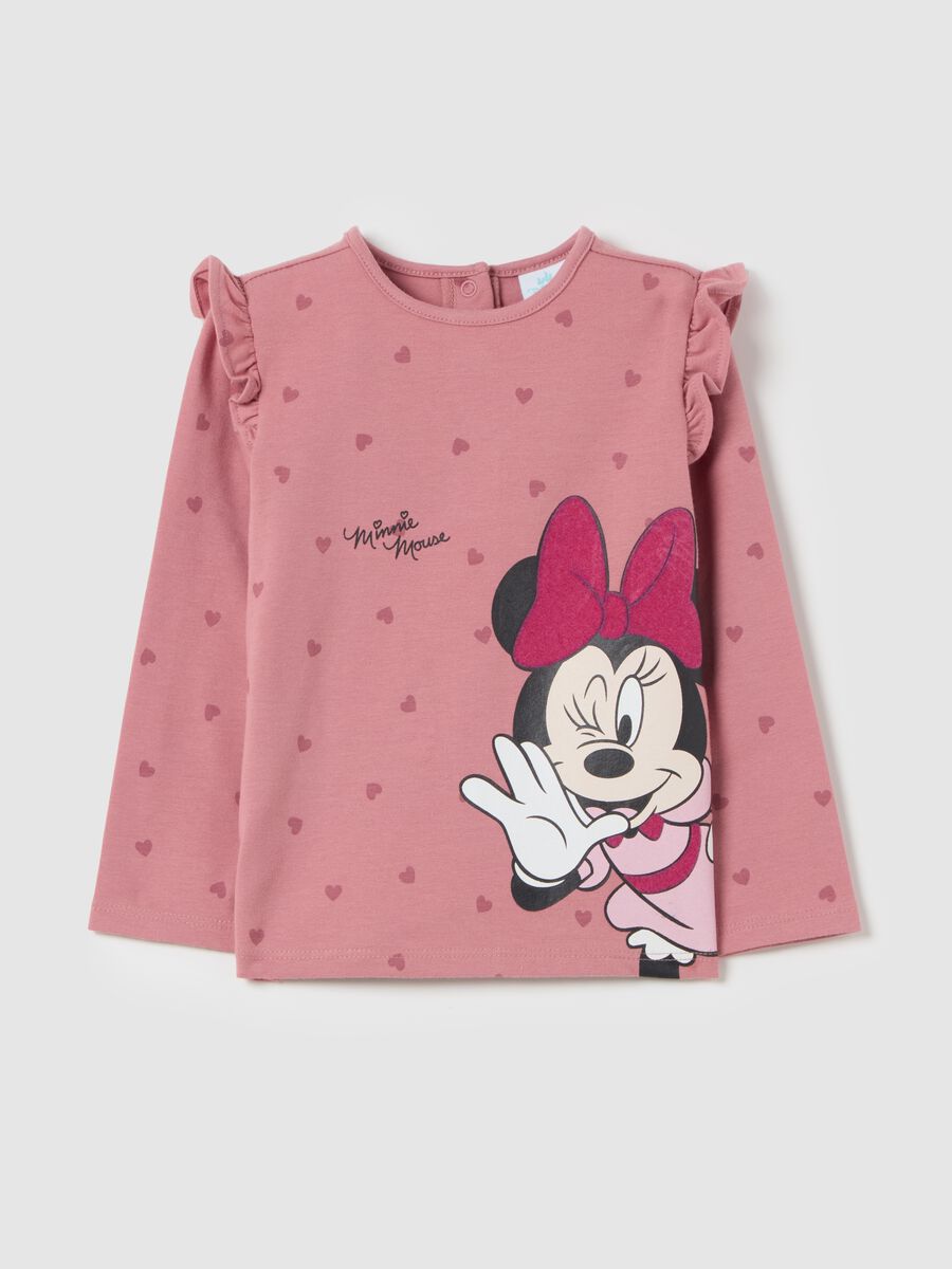 Organic cotton T-shirt with Minnie Mouse print_0