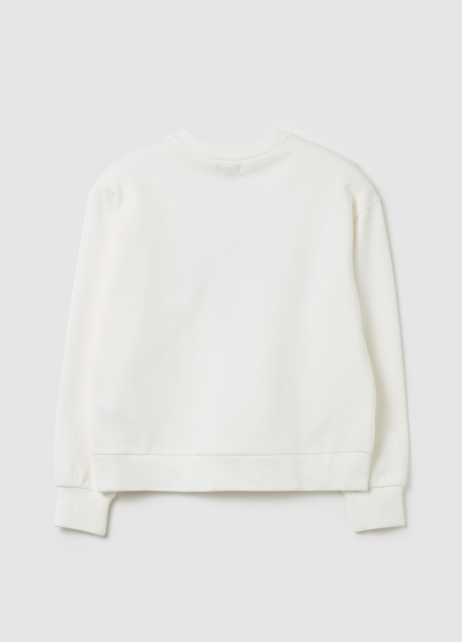 Sweatshirt in cotton with print