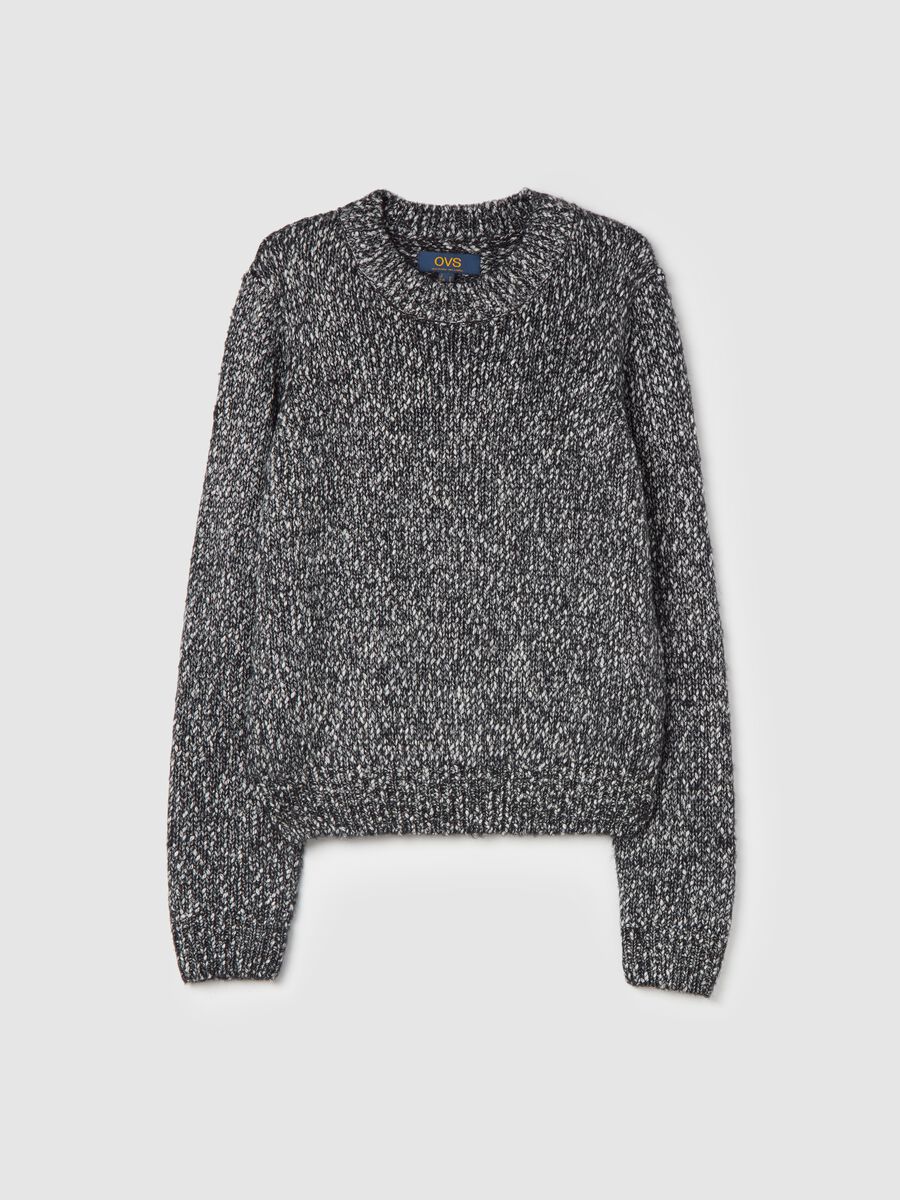 Pullover melange in lurex_4