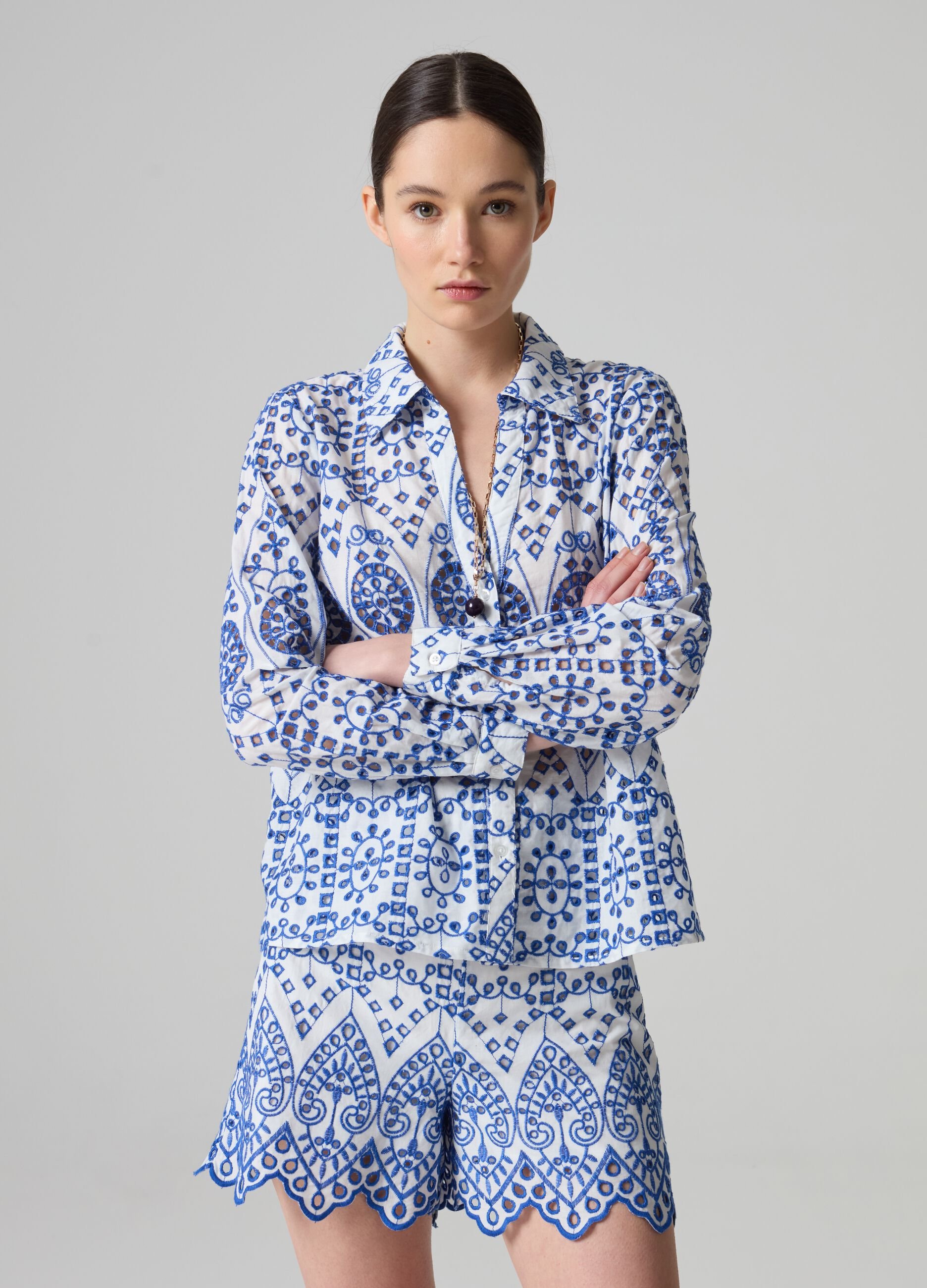 Broderie anglaise shirt