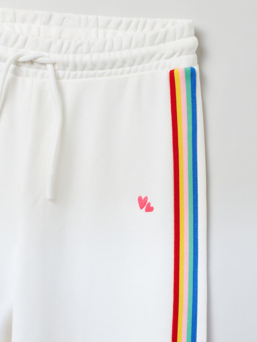 Love Therapy rainbow band joggers_2