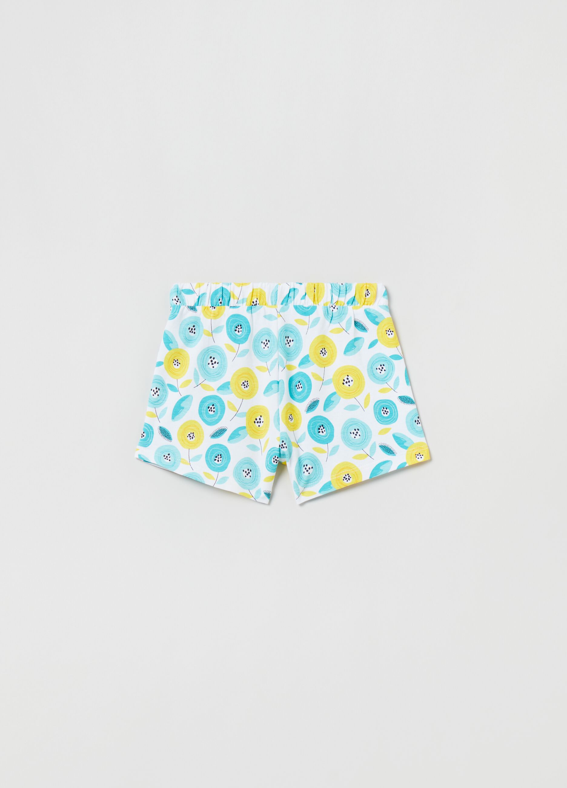 Jersey shorts with print