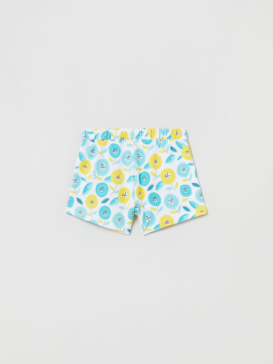 Shorts in jersey con stampa_1