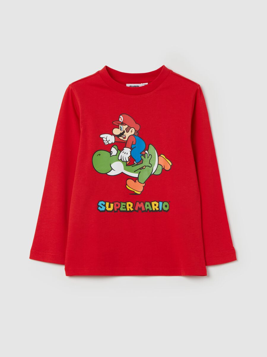 T-shirt maniche lunghe con stampa Super Mario™_0