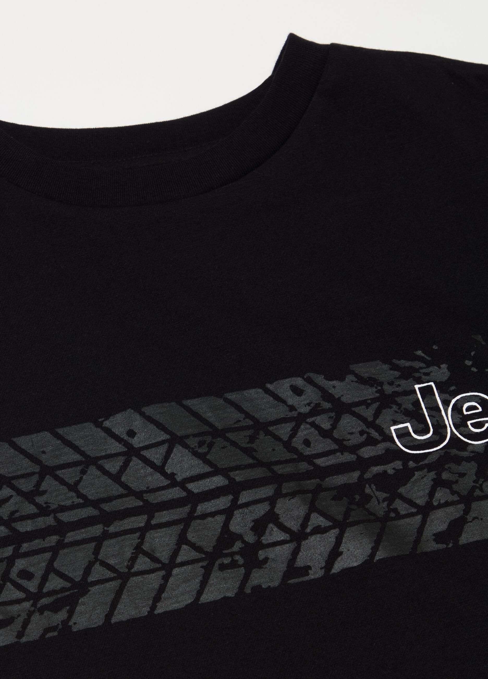 Camiseta de algodón con estampado Jeep