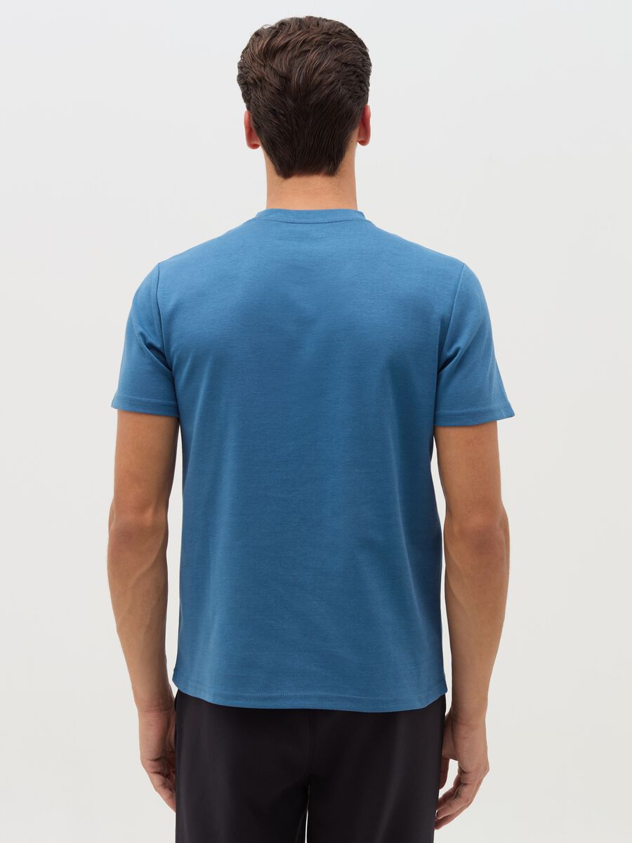 Stretch T-shirt with round neck_2