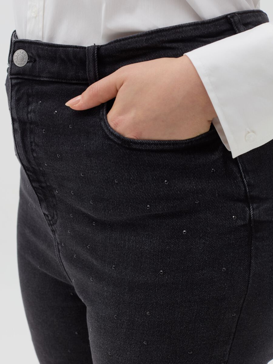 Curvy regular-fit jeans with diamantés_2