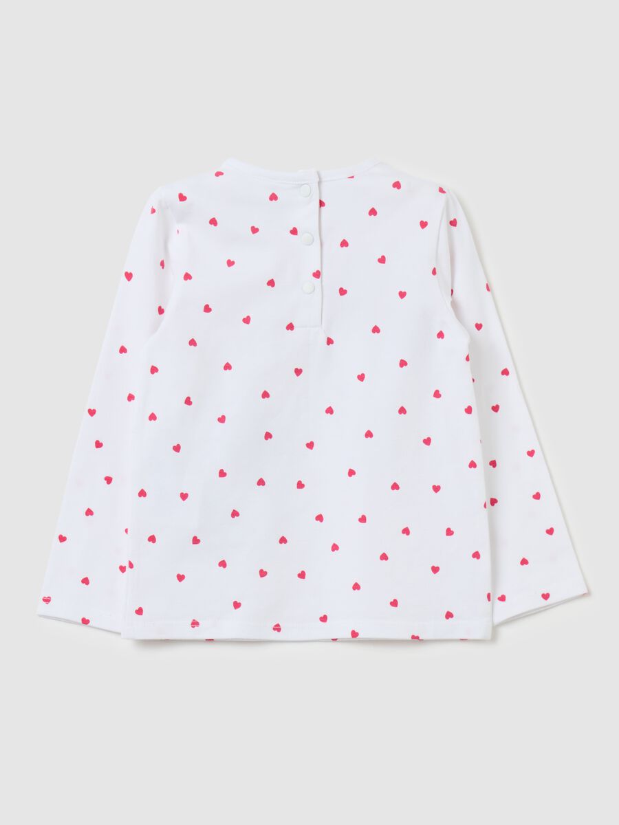 Long-sleeved T-shirt with Minnie and Mickey Mouse print_1