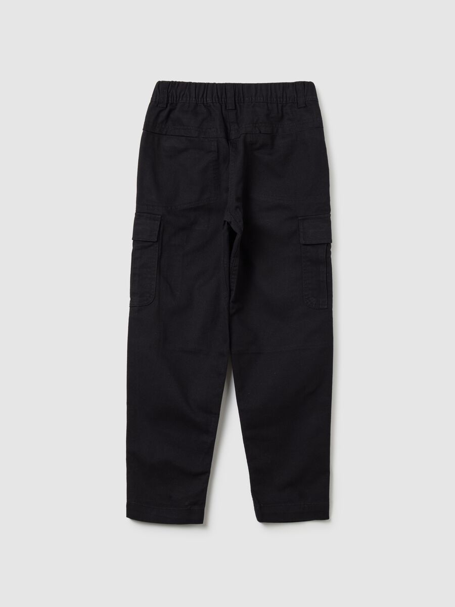 Pantalone cargo in cotone_1