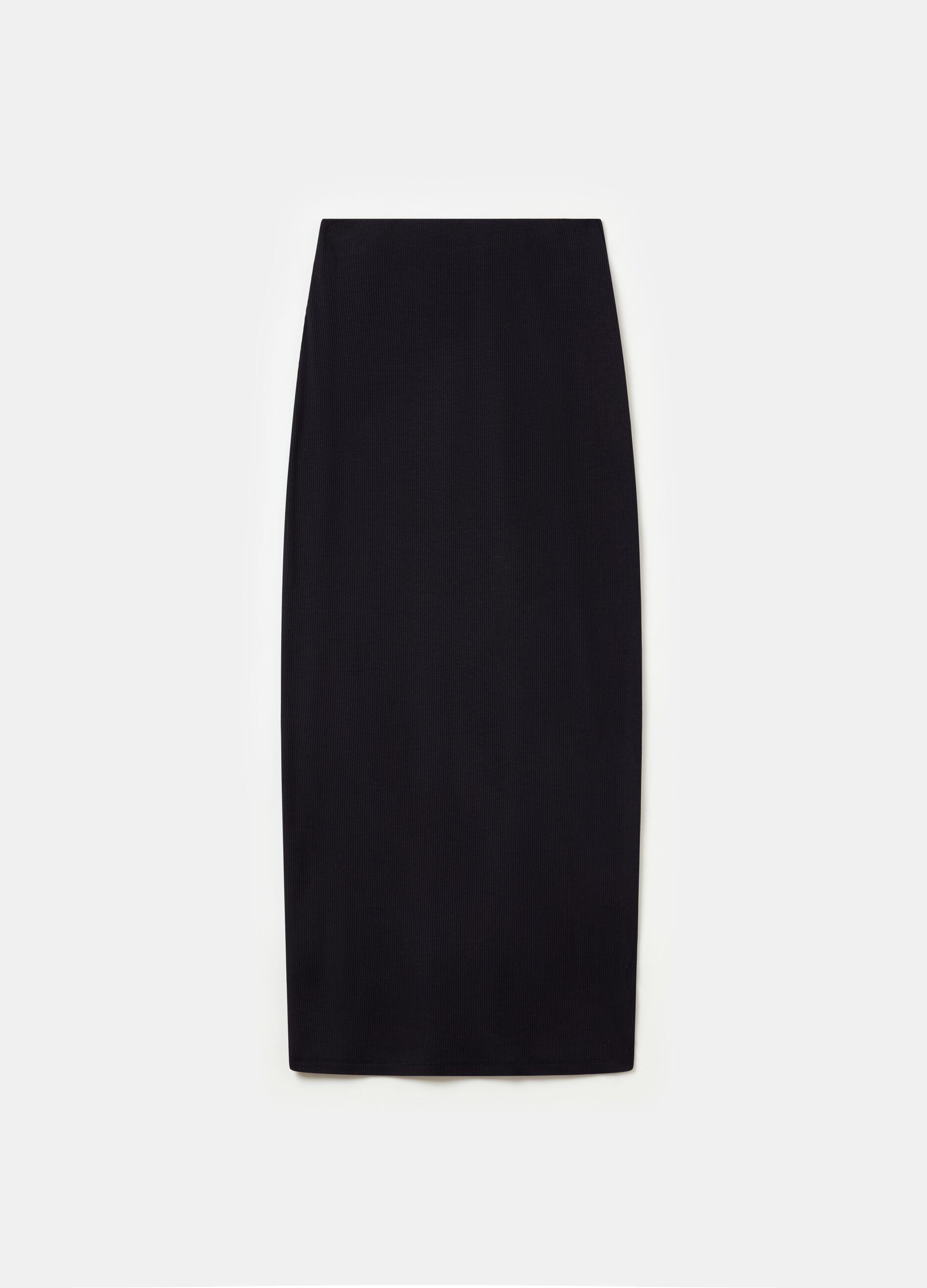 Long Pencil Skirt Black