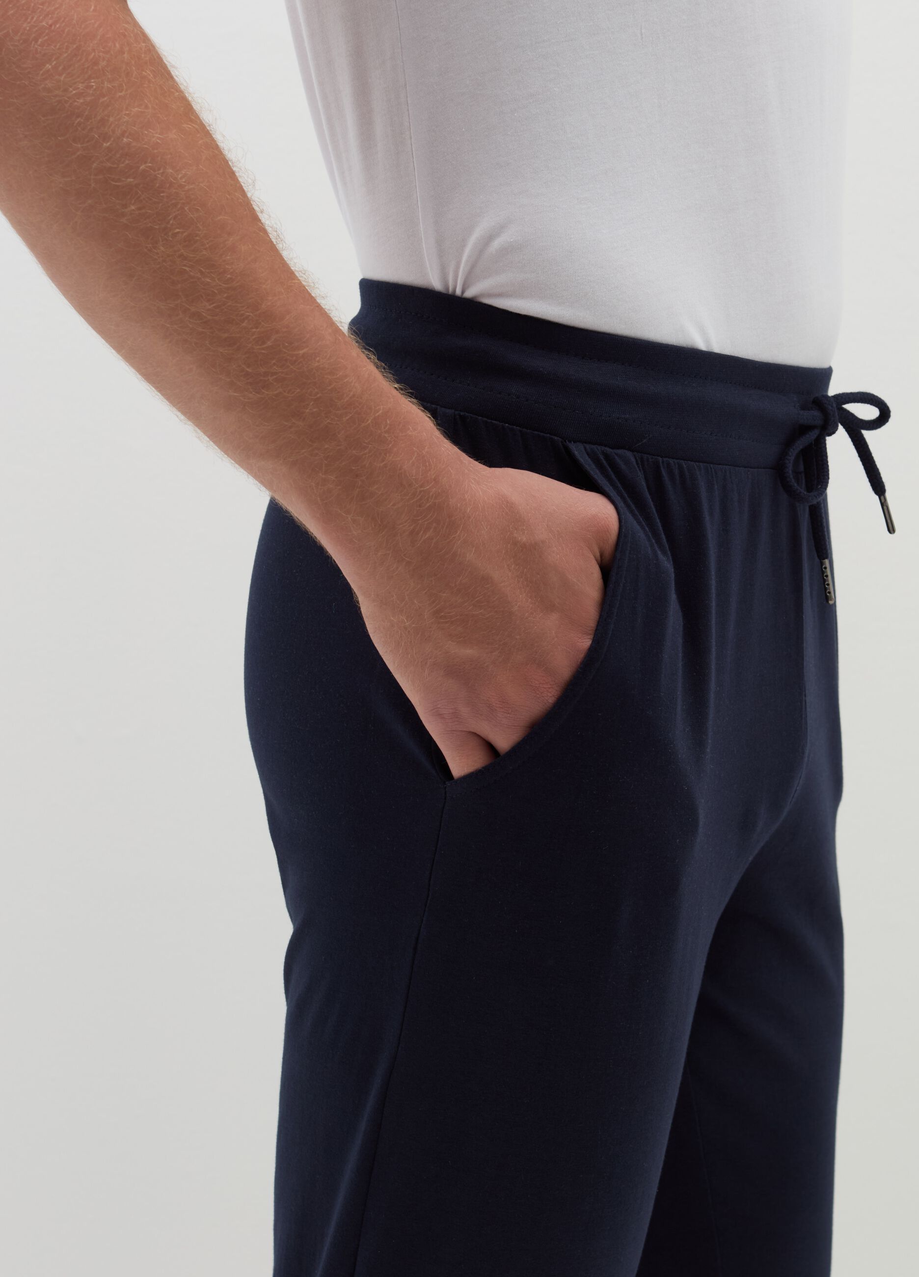 Pyjama trousers with drawstring