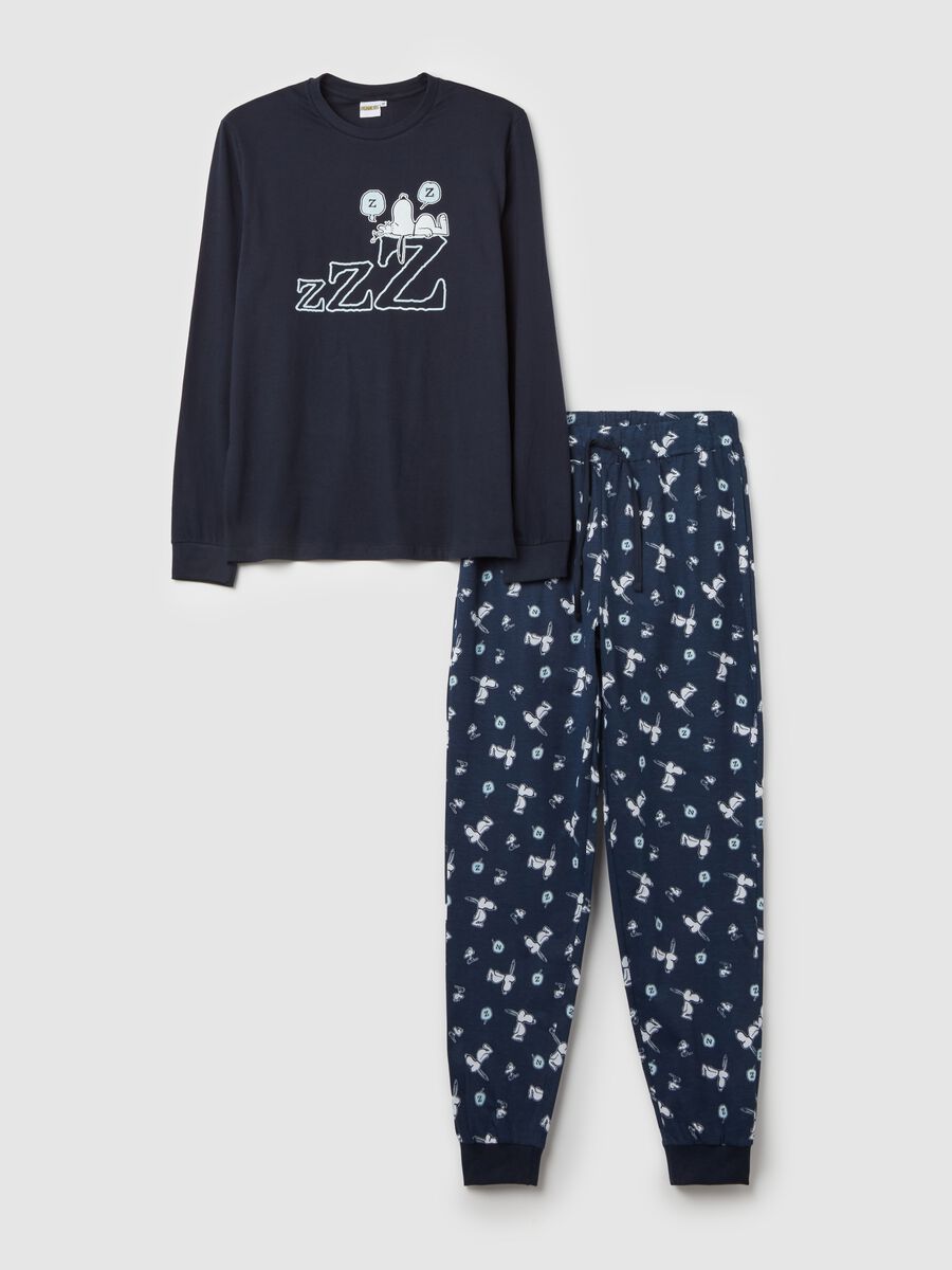 Long pyjamas with Snoopy print_4