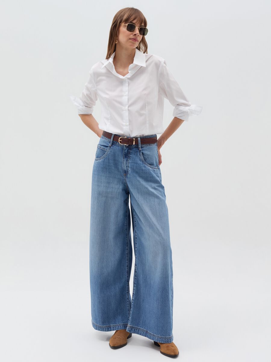 Relaxed-fit jeans with high waist_0