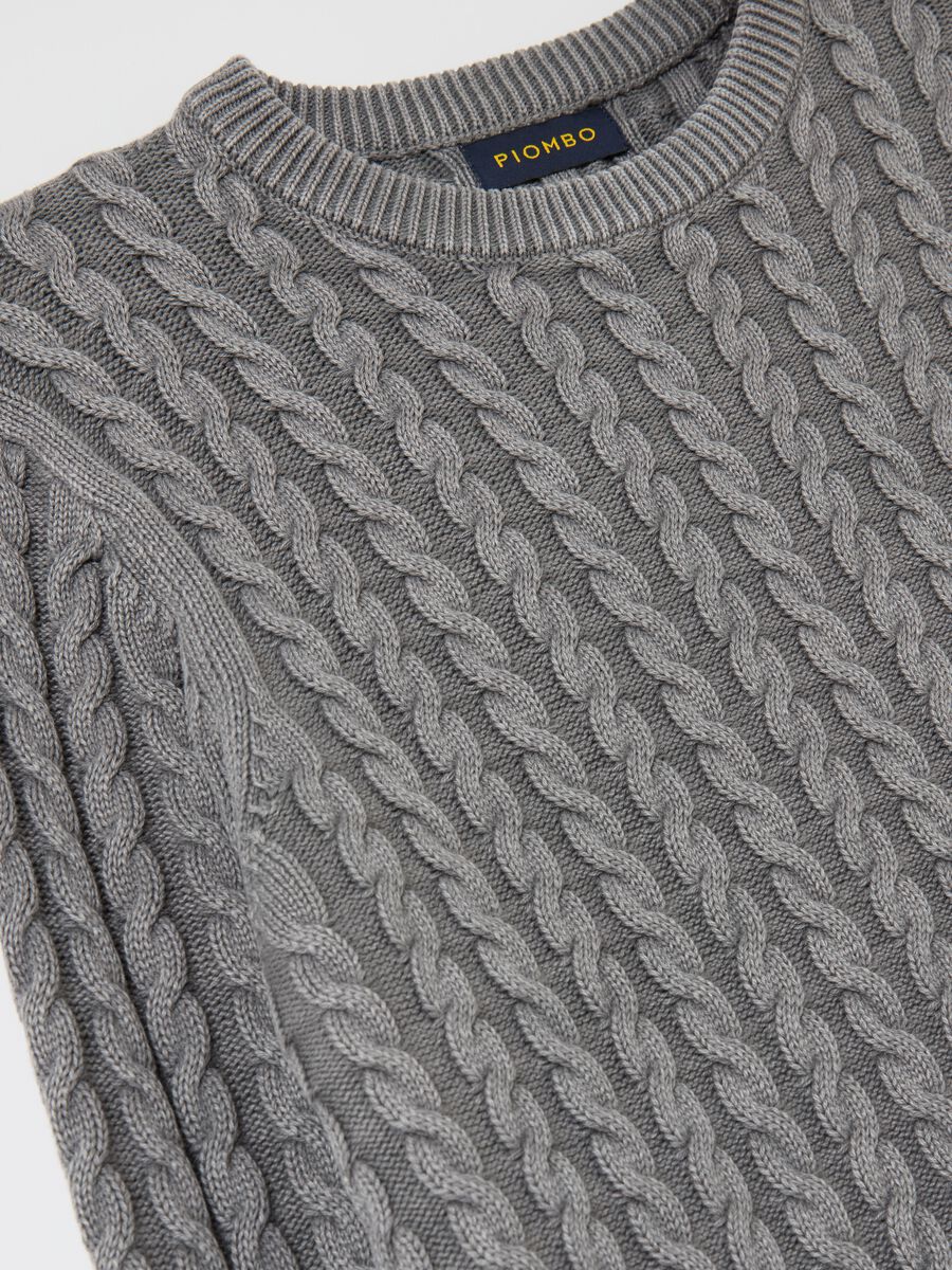 Cable-knit cotton pullover_5