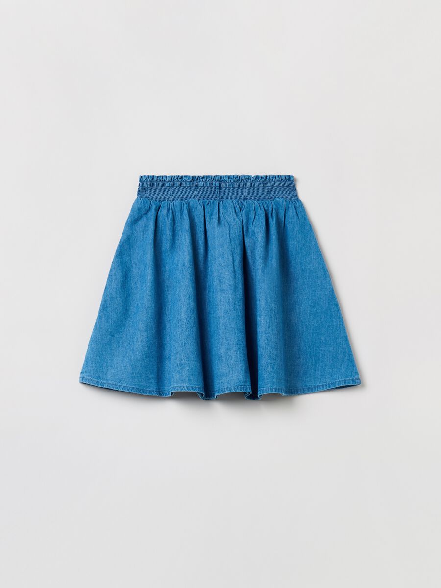 Short skirt in Lyocell_1
