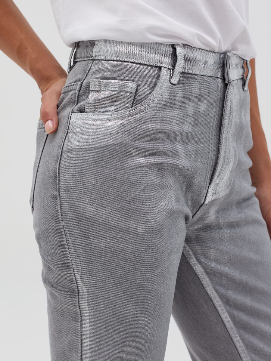 Straight-fit jeans in foil_3