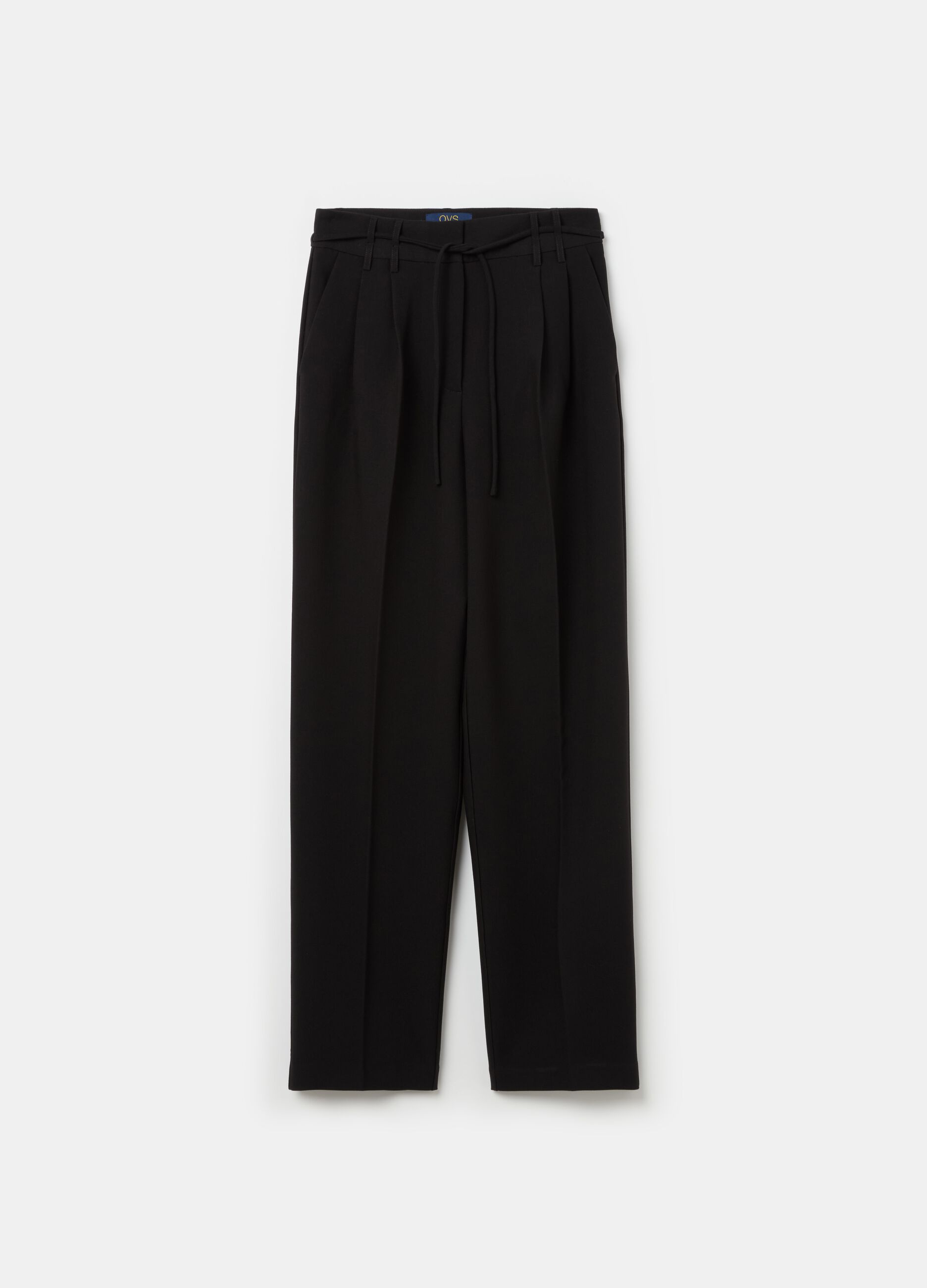 Cigarette trousers with cord