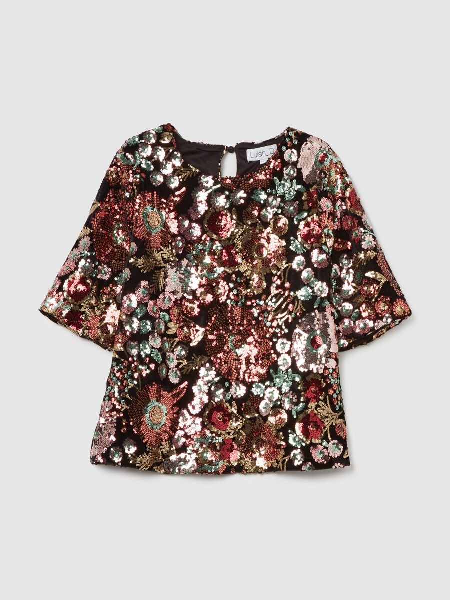 Top with floral design in sequins_4