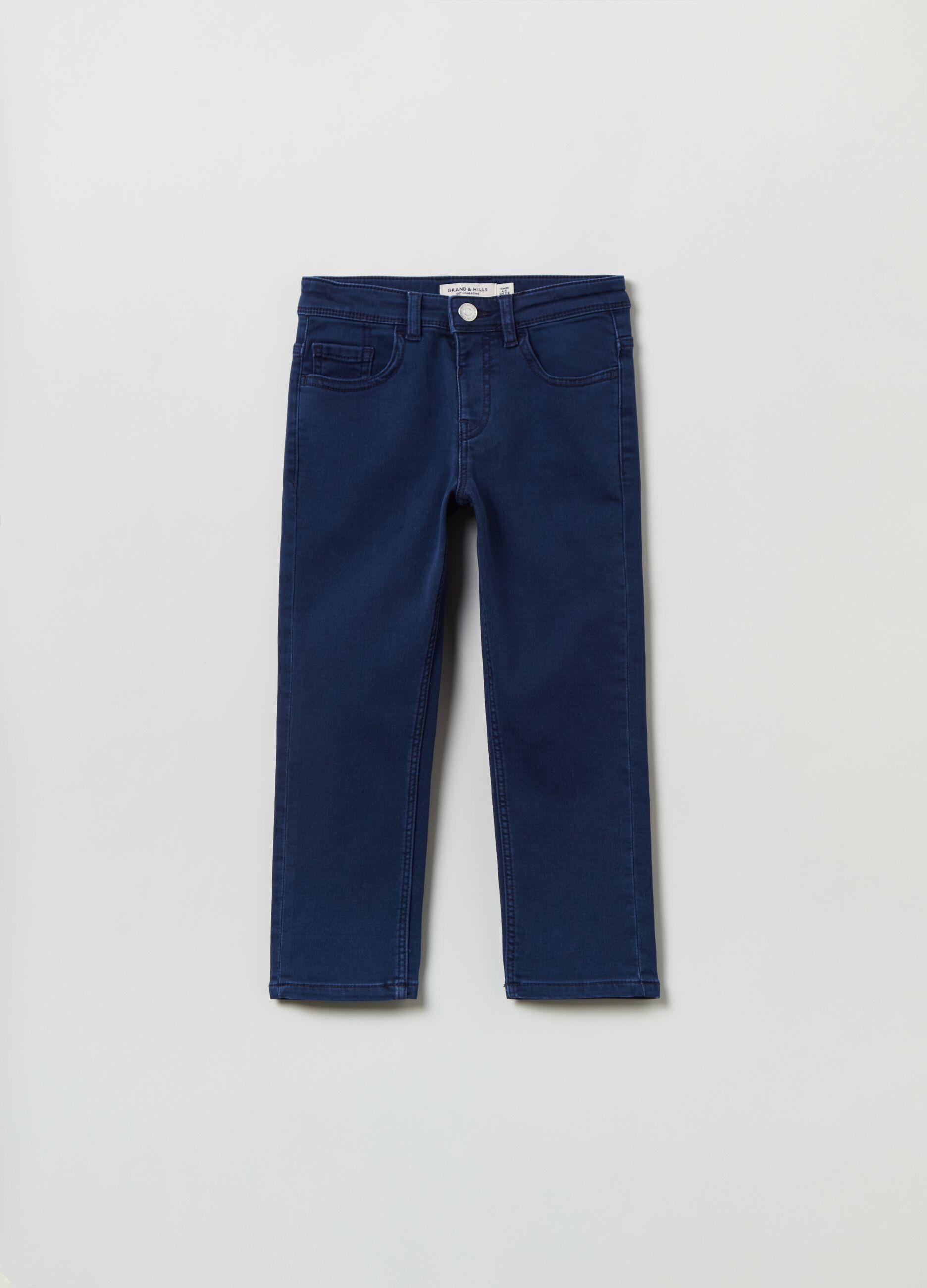 OVS KIDS Boy's Dark Blue Five-pocket stretch trousers