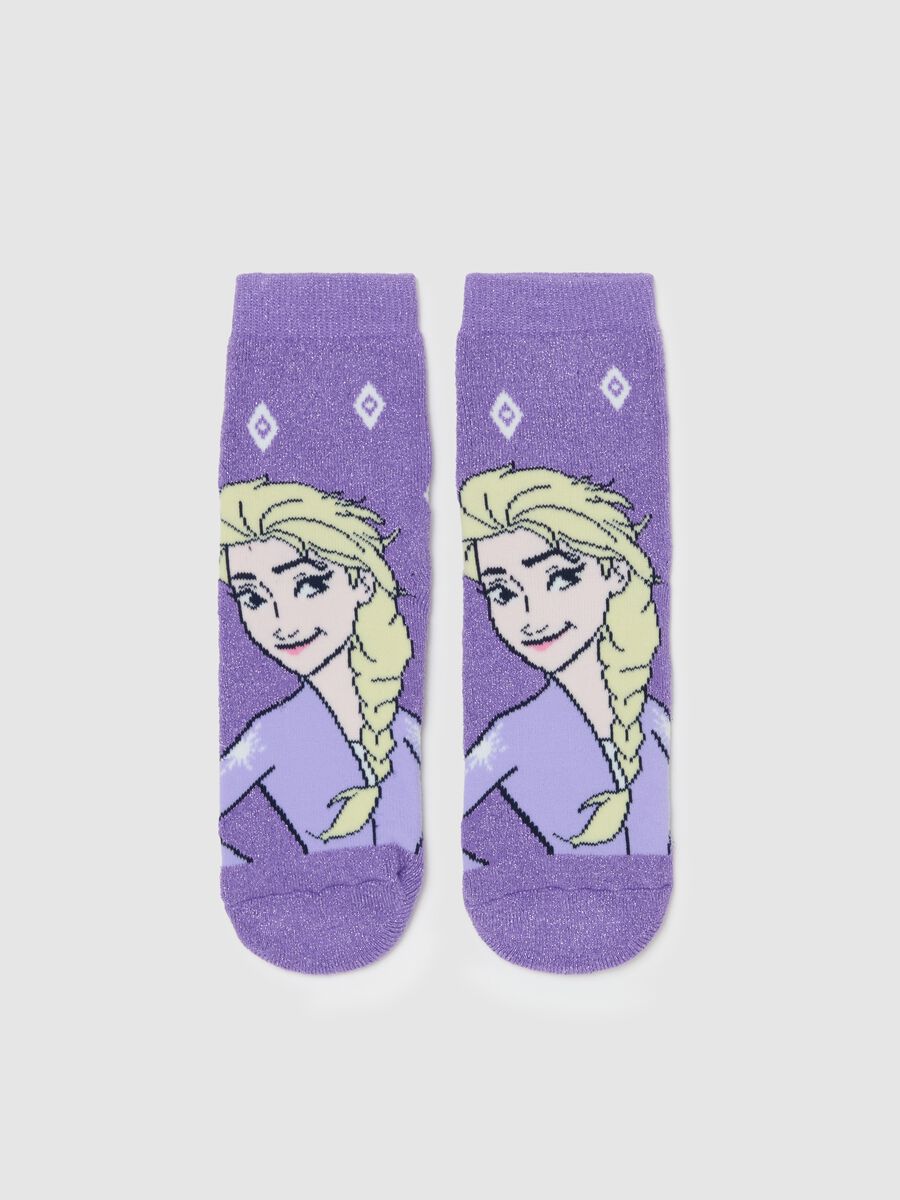 Slipper socks with Frozen Elsa design_0