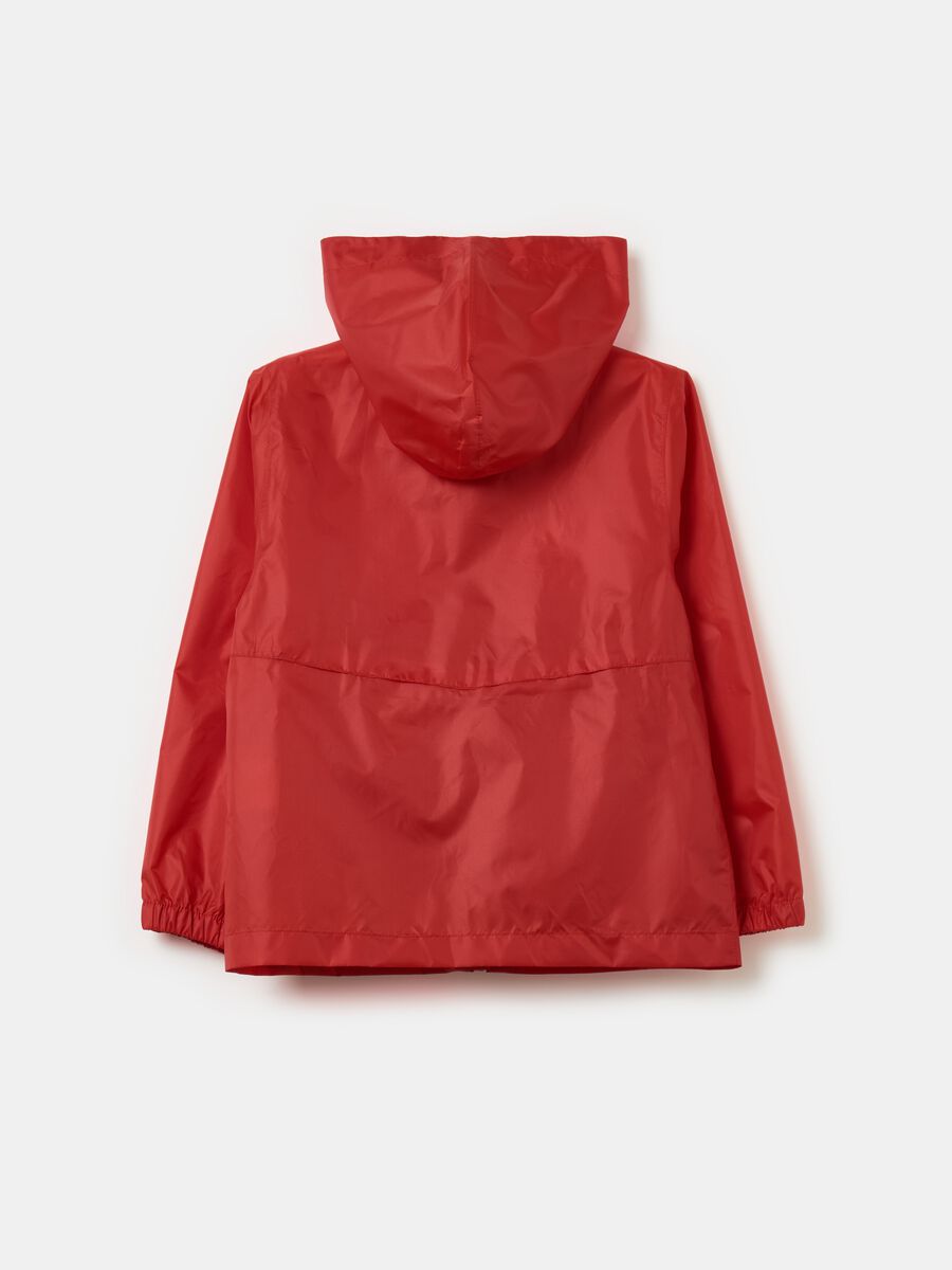 Essential waterproof jacket with hood_1