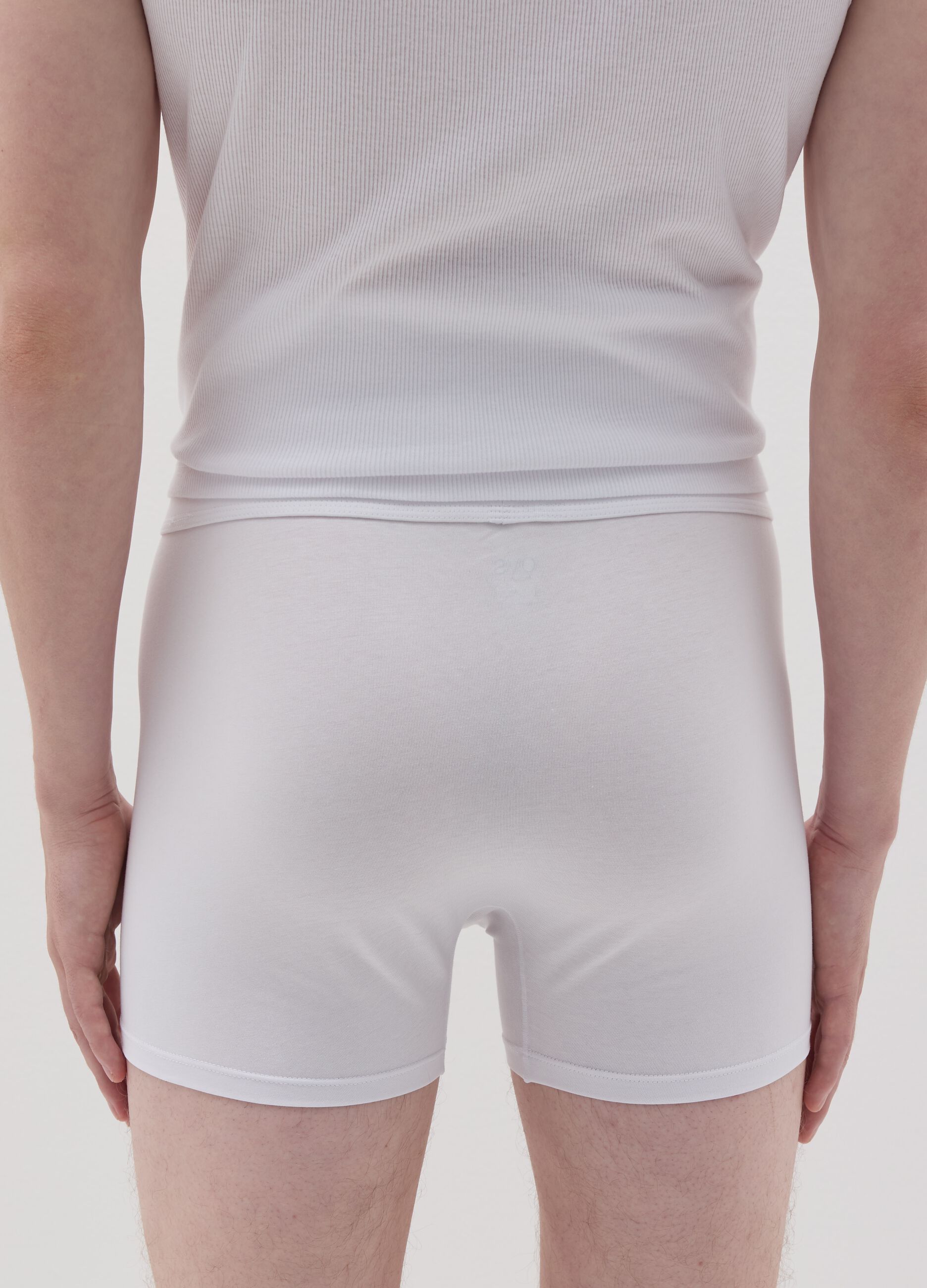 Two-pack midi boxer shorts in stretch Supima cotton