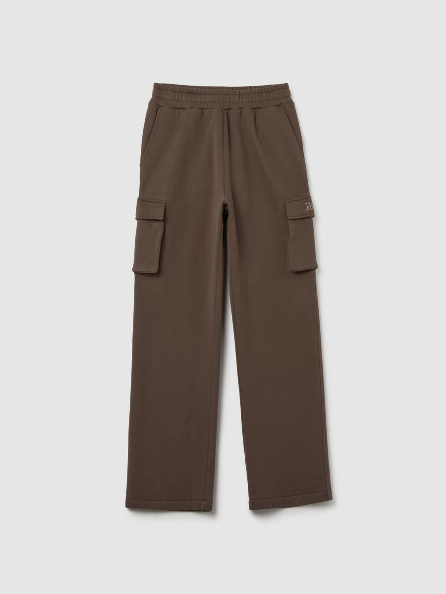 Cargo Sweatpants Cappuccino Brown_5