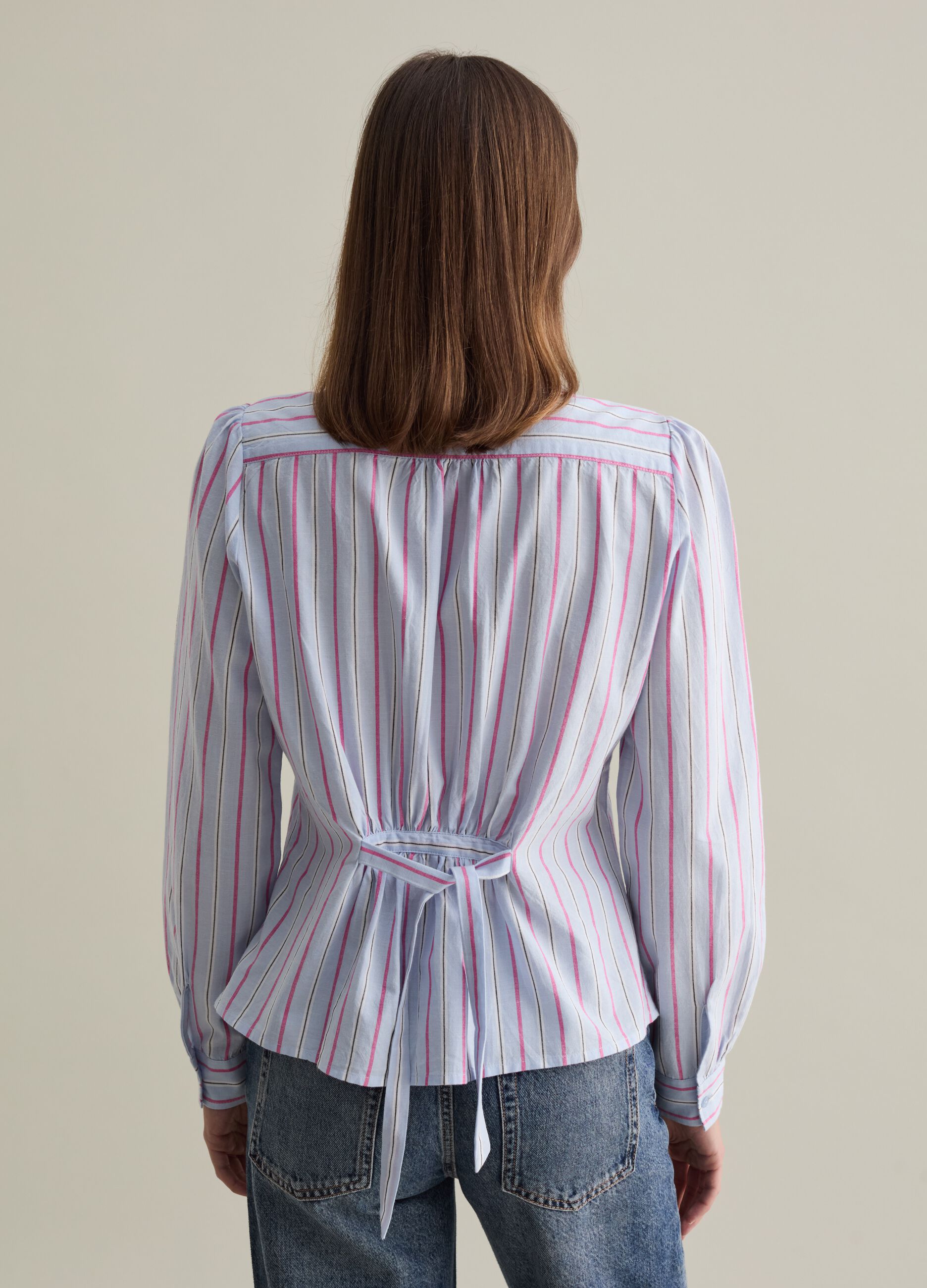 Striped cotton shirt