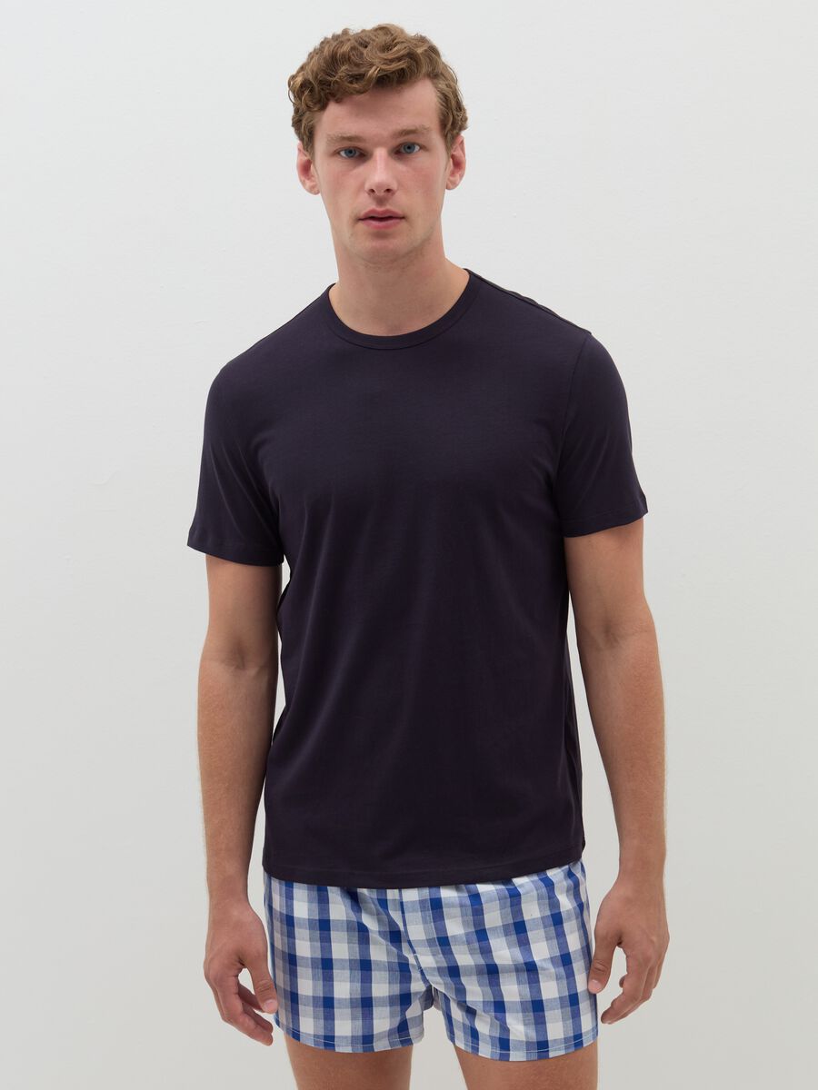 Two-pack undershirts with round neck in jersey_0