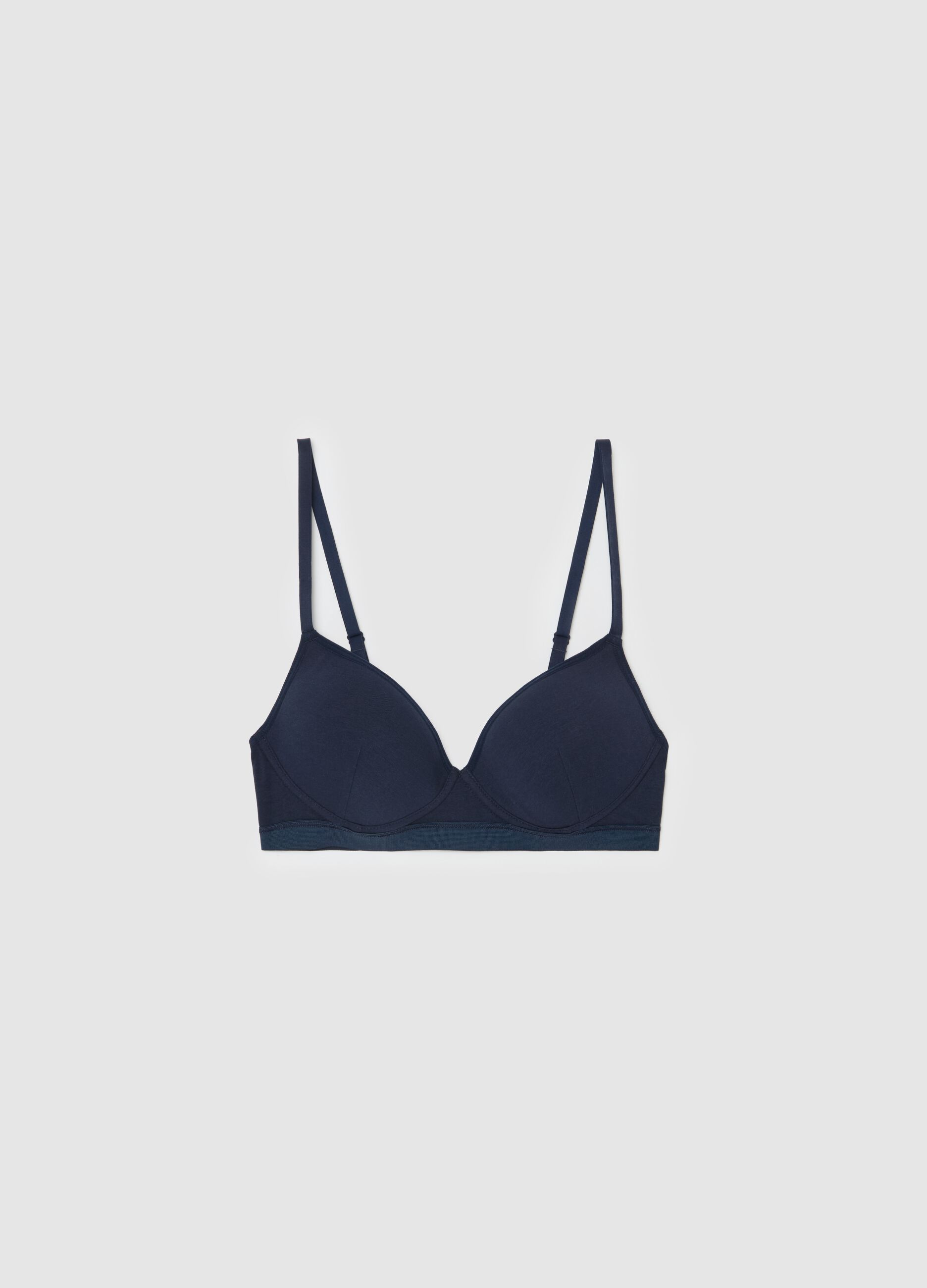 Reggiseno Sport bra in cotone bio stretch