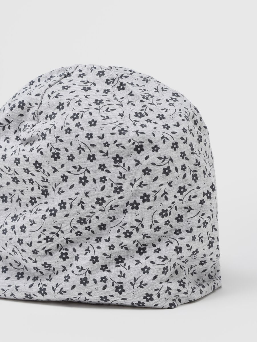 Floral hat in organic cotton_2