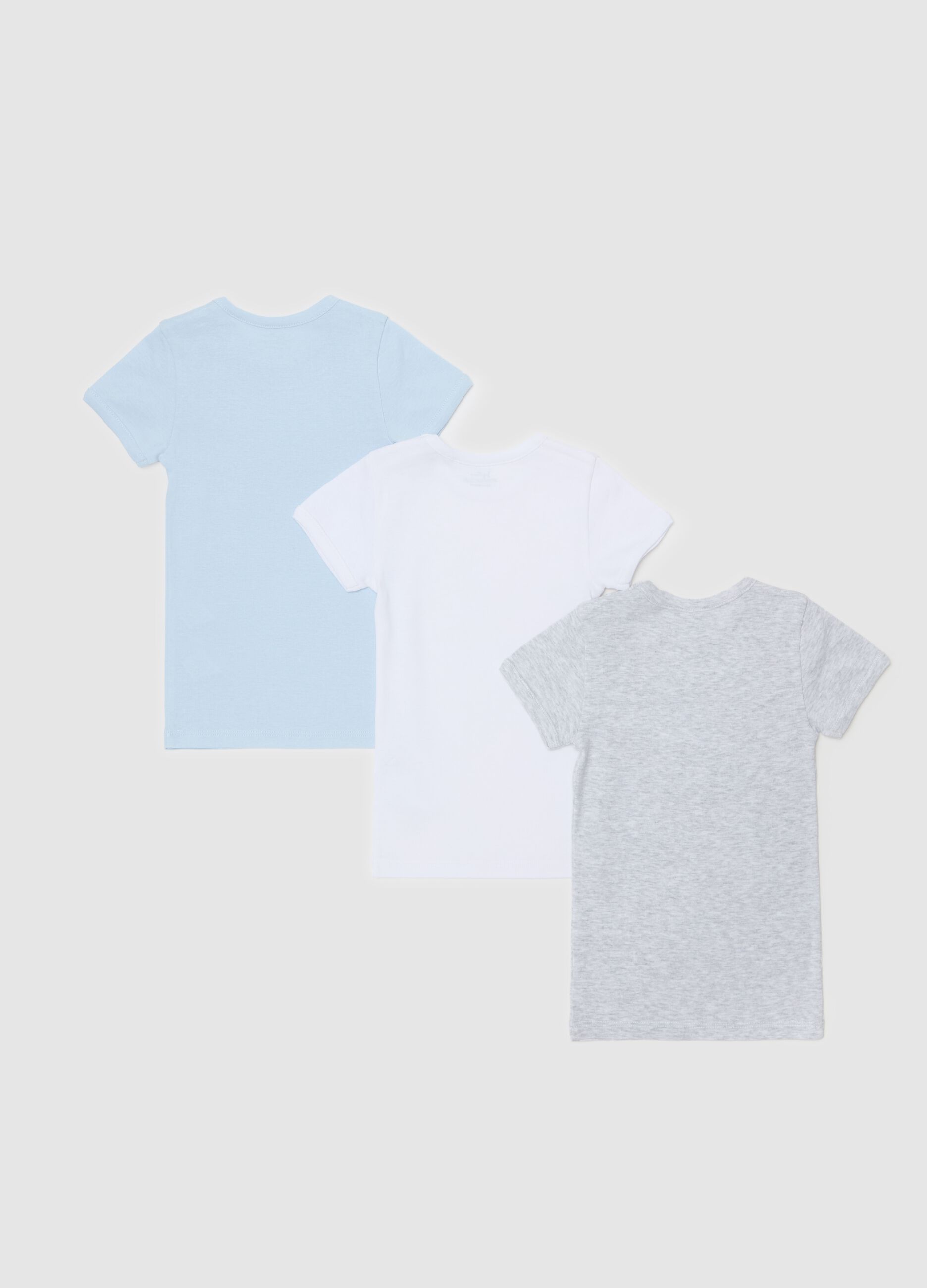 Tripack t-shirt intime in cotone bio