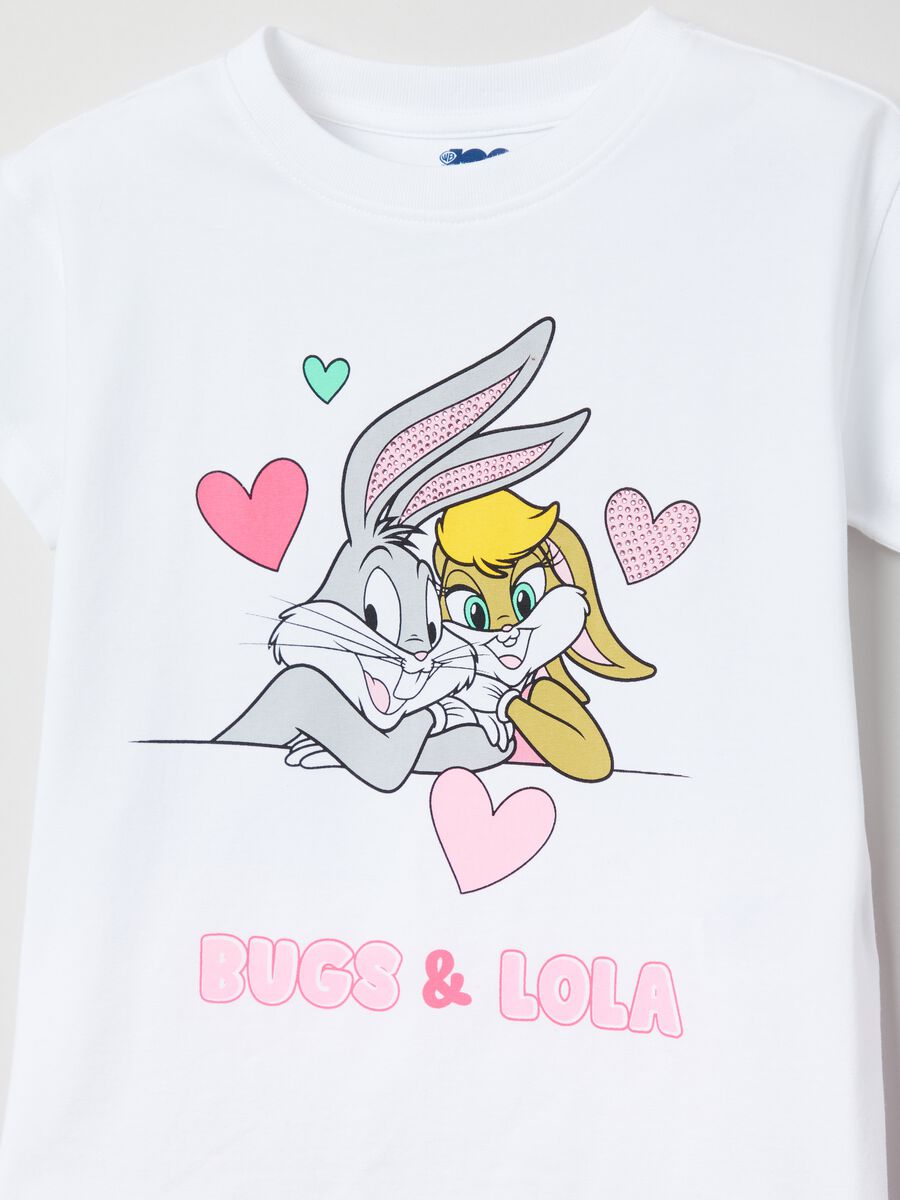 Jogging set with Bugs Bunny and Lola print_2