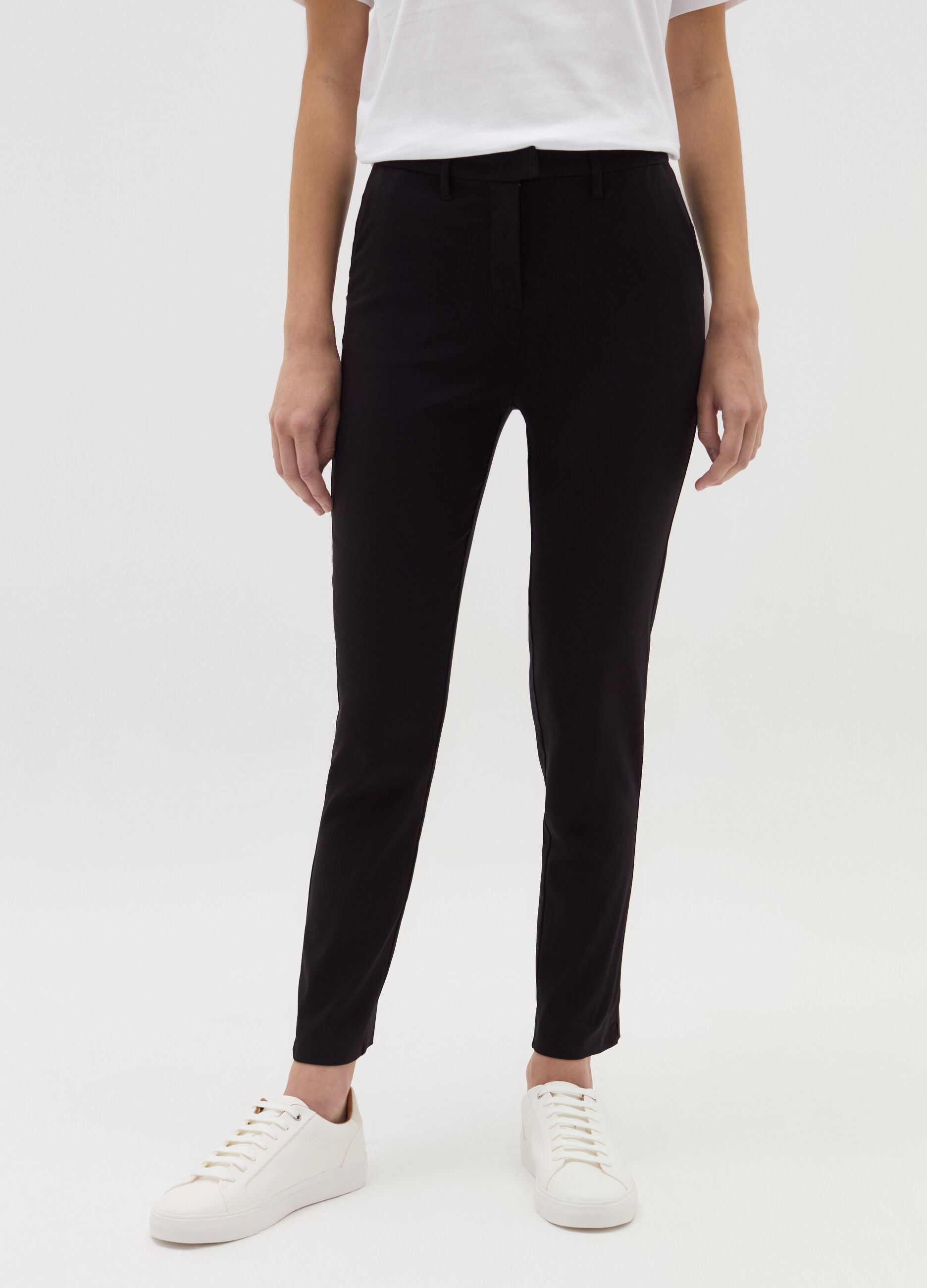 Stretch chino trousers