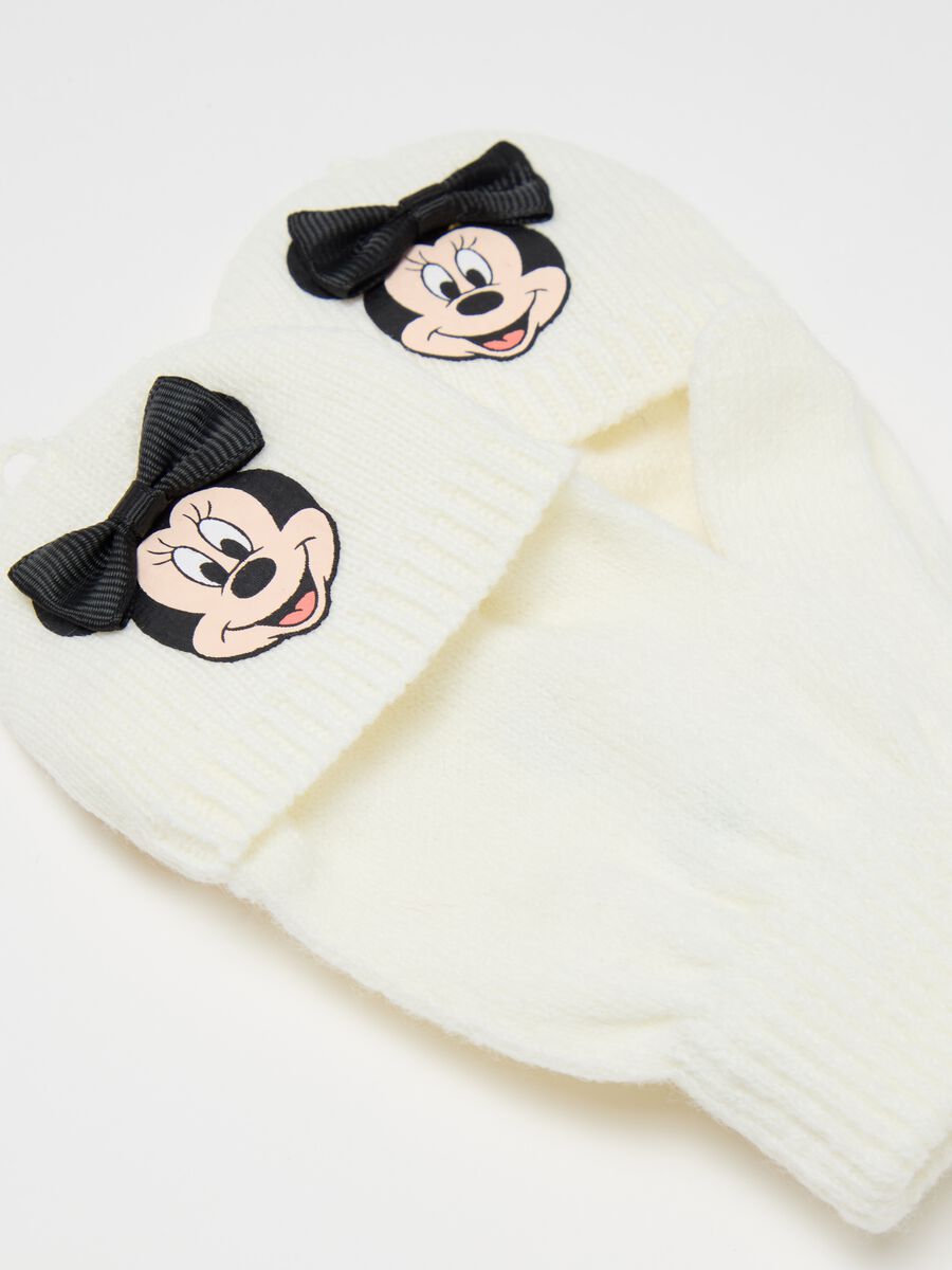 Half-finger gloves with Minnie Mouse print_1