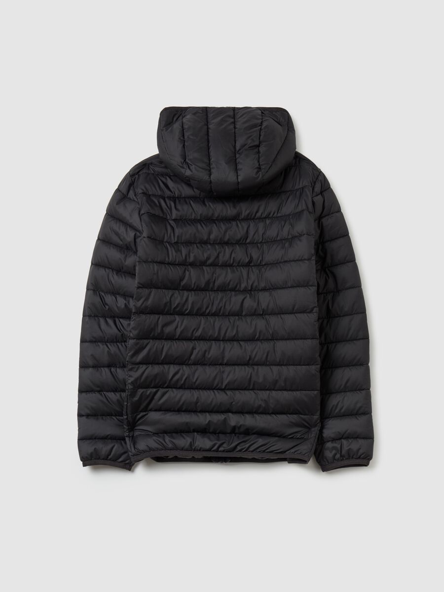 Ultralight down jacket with ripstop weave_1