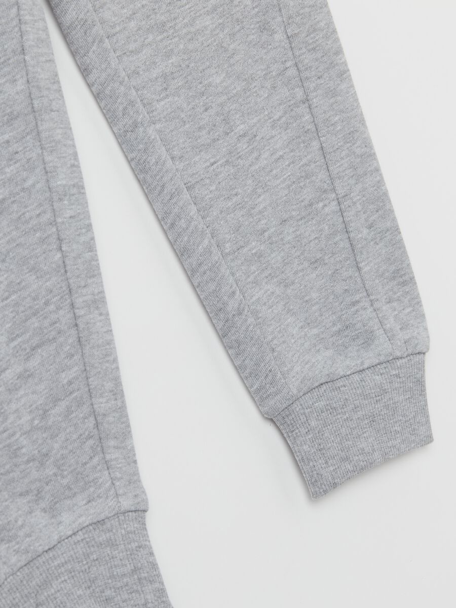 Plush joggers with drawstring_3