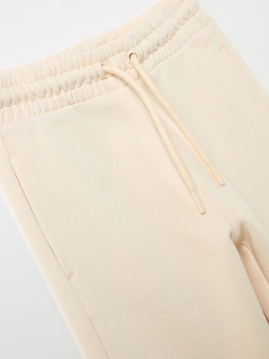 Essential joggers in organic cotton with drawstring_2