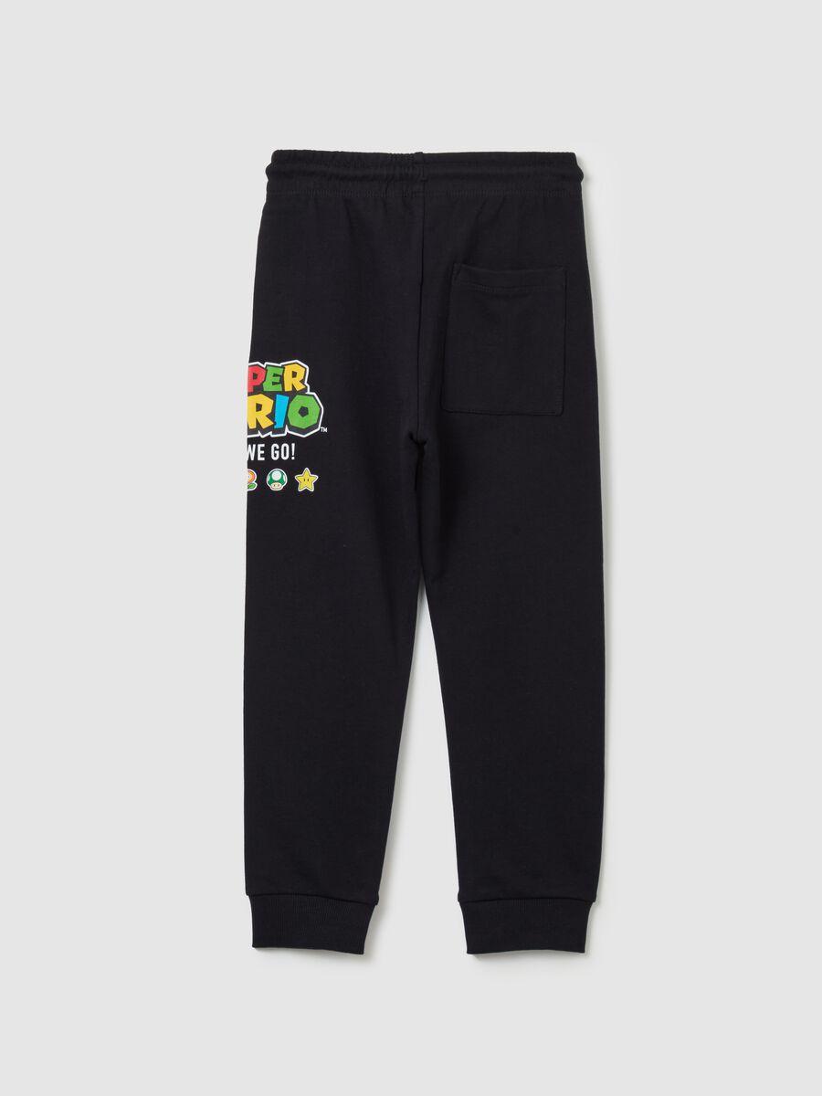 Cotton joggers with Super Mario™ print_1