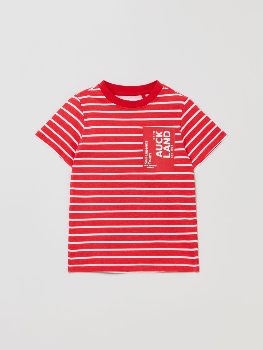 Striped cotton T-shirt_0