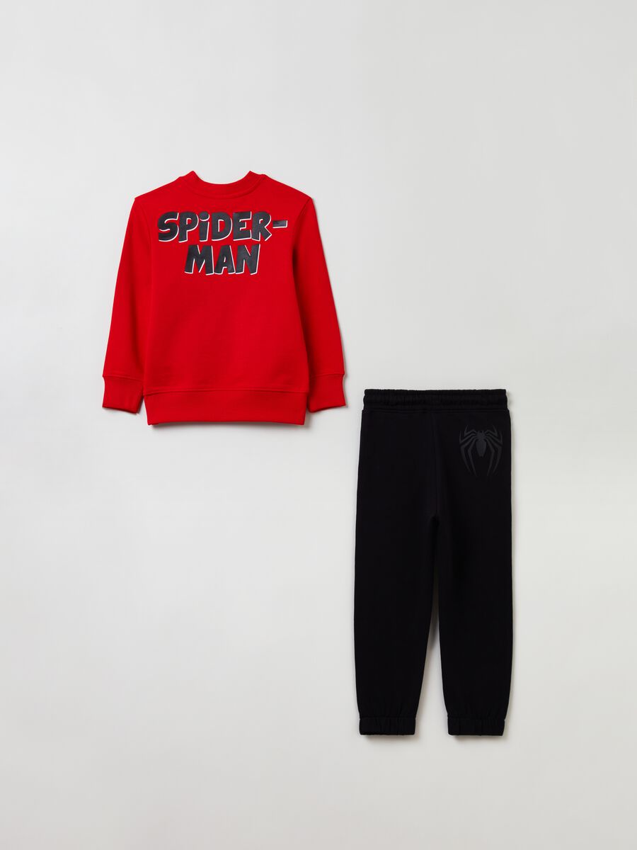 Fleece jogging set with Spider-Man print_1