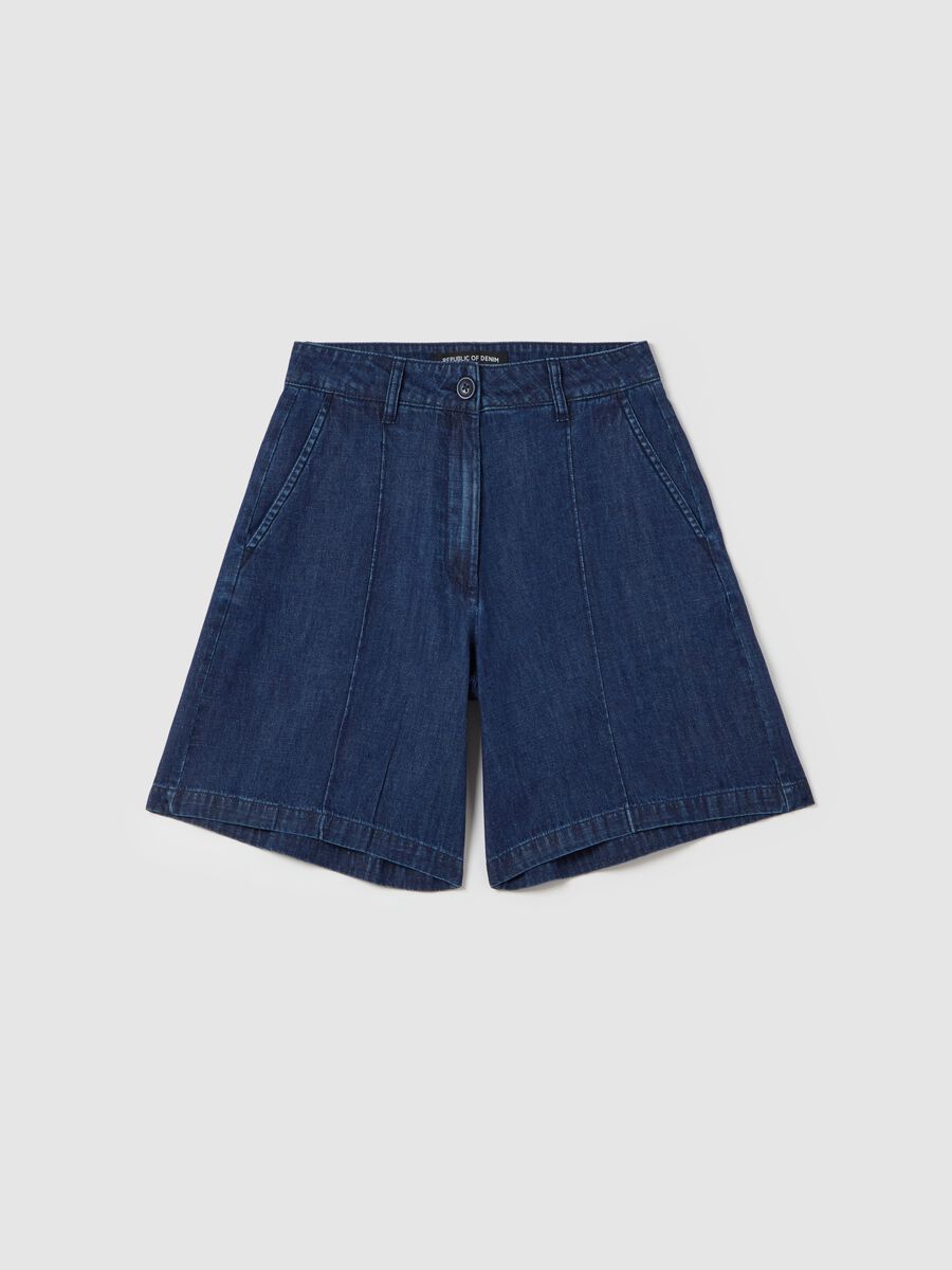 Denim Bermuda shorts_4