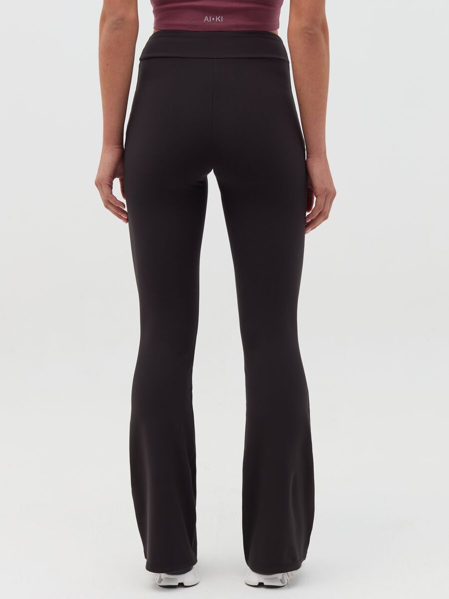 Flare-fit thermal trousers_3