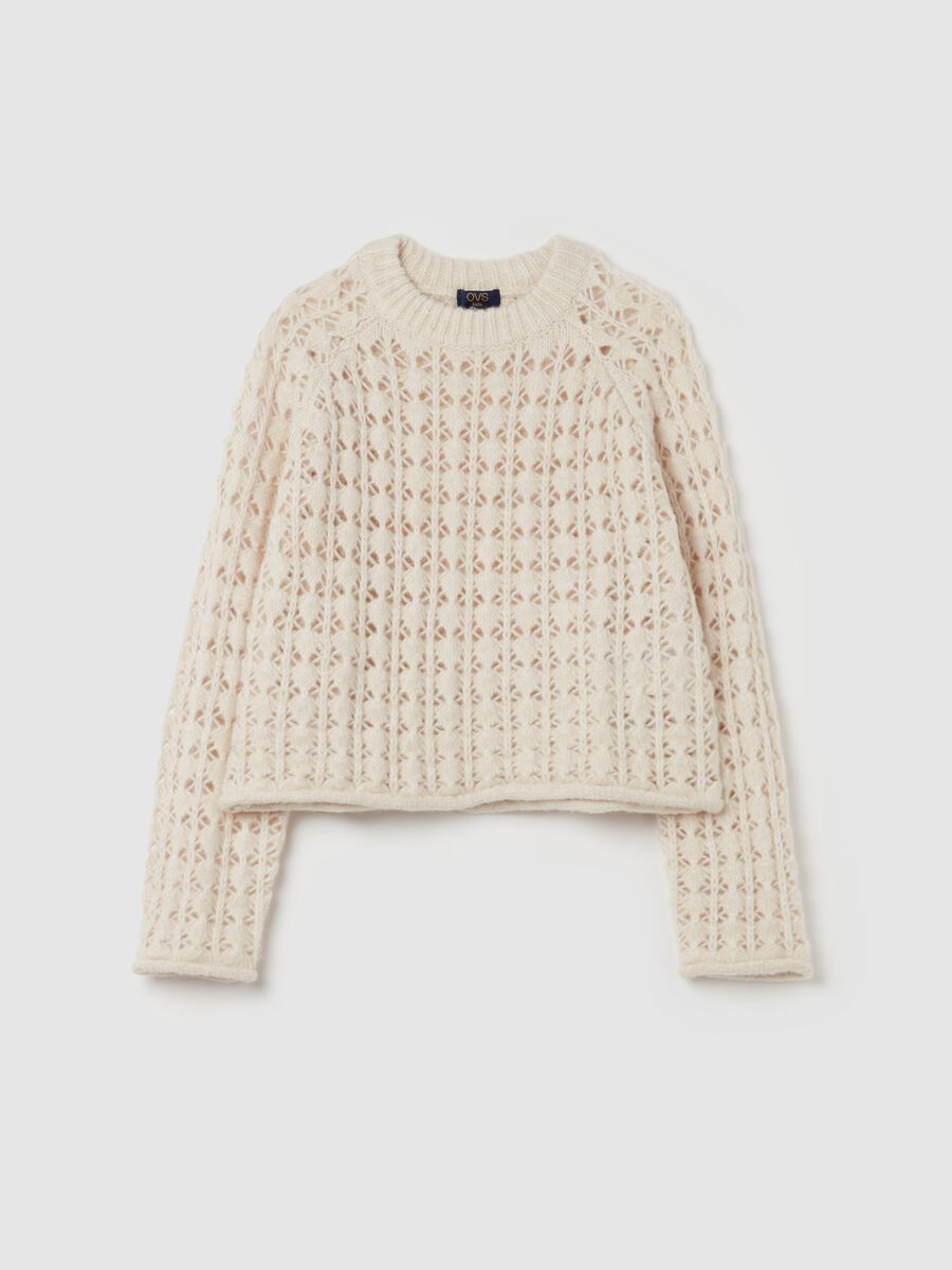 Openwork pullover_0